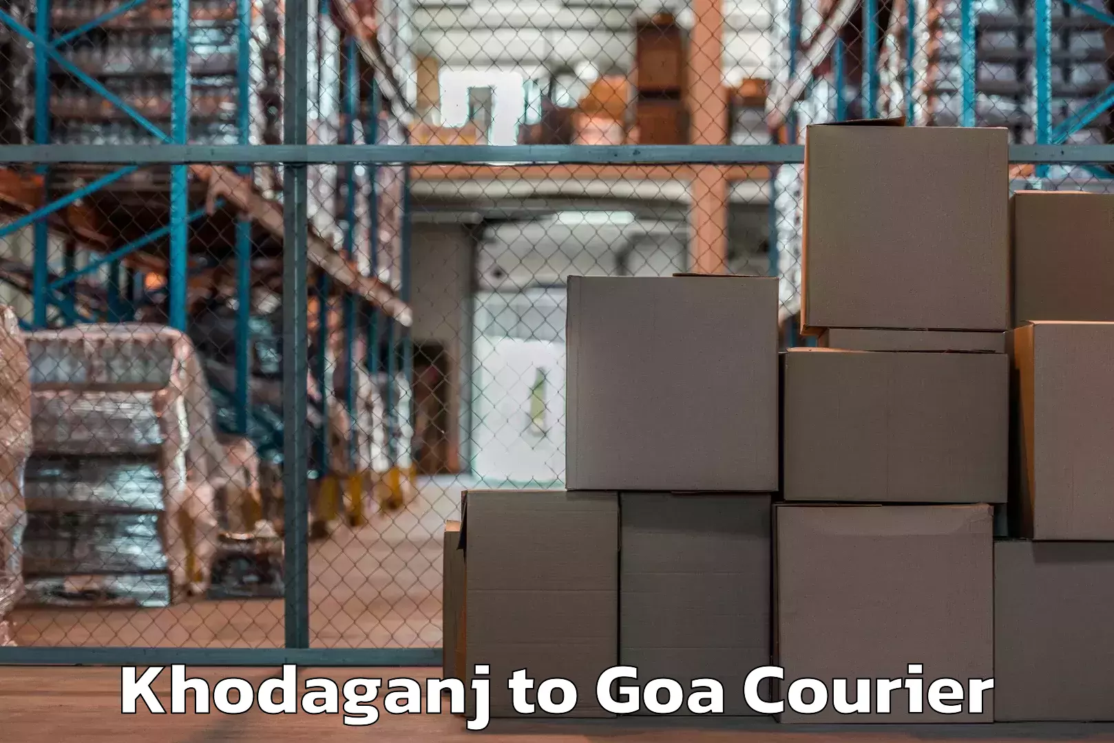 24-hour courier services Khodaganj to Bicholim