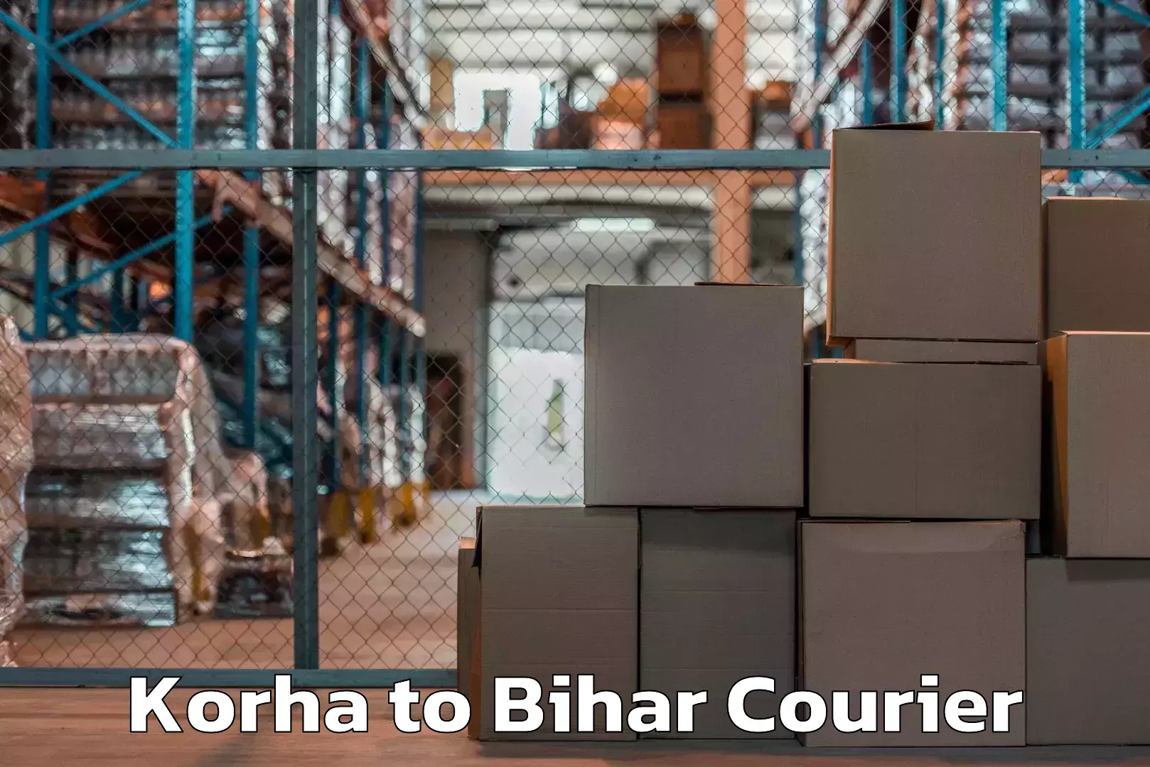 Customer-centric shipping Korha to Lauria Nandangarh