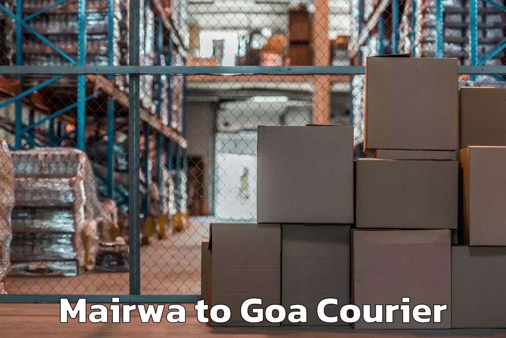 Efficient shipping operations Mairwa to Goa University