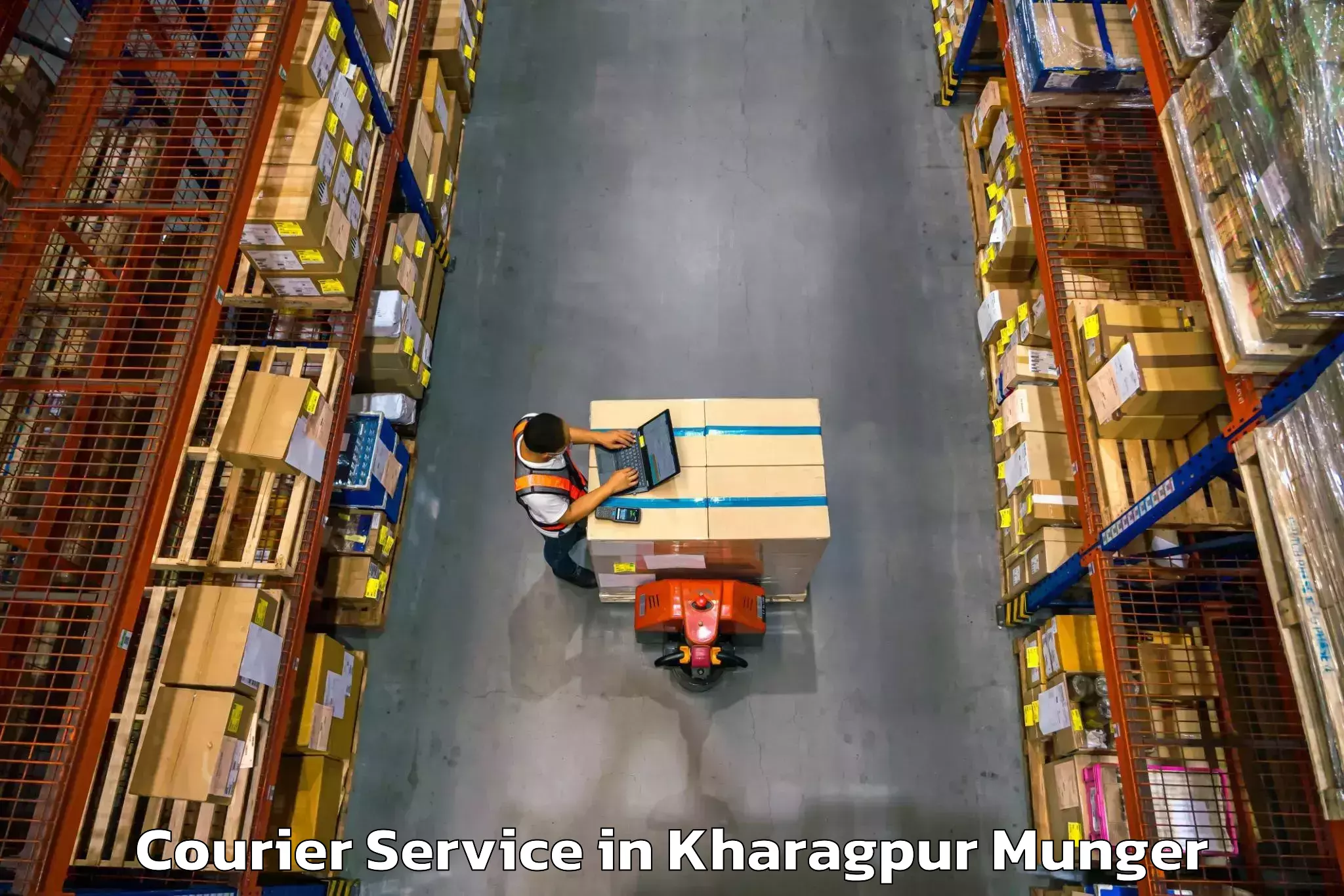 Dynamic parcel delivery in Kharagpur Munger
