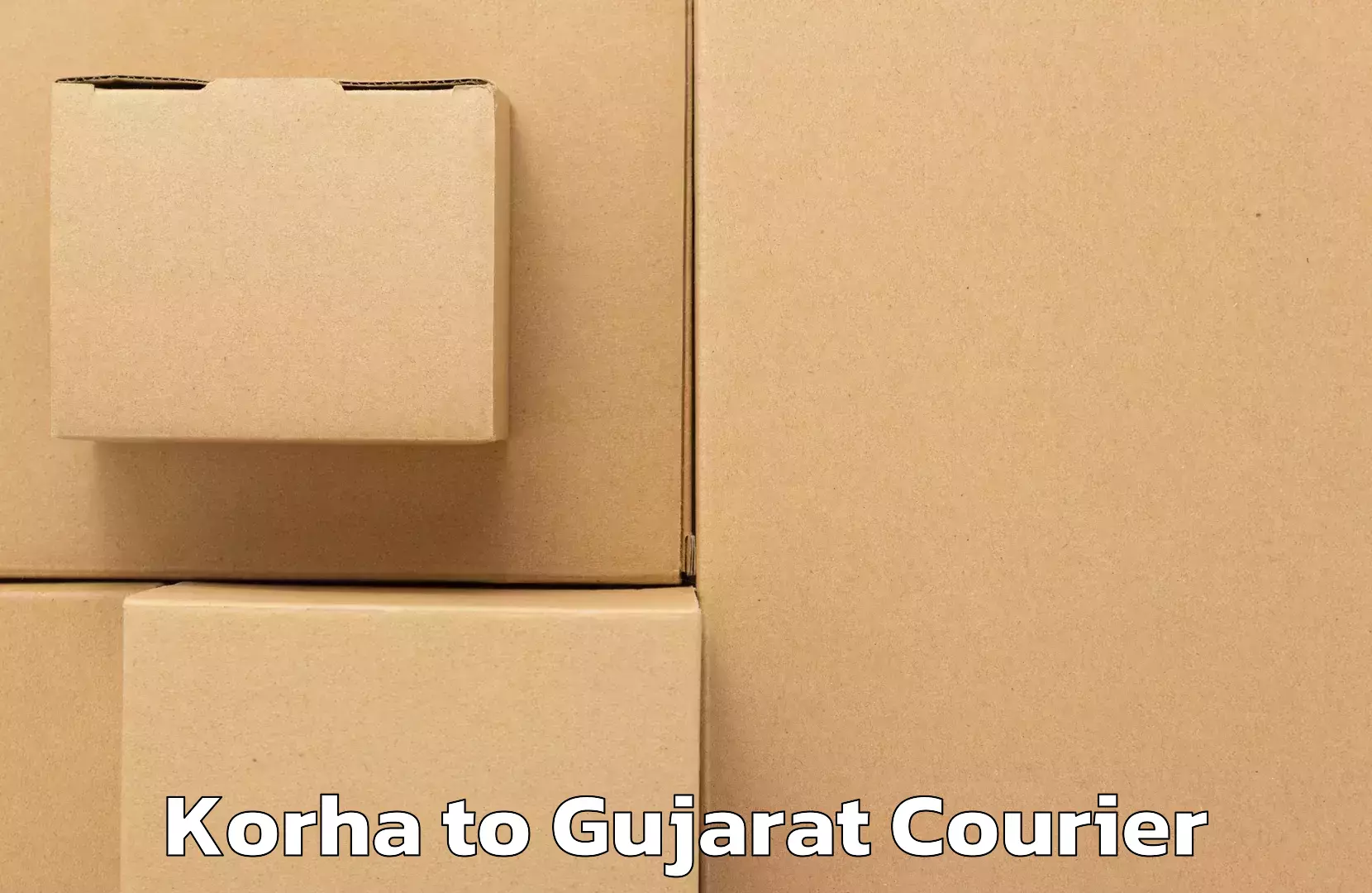 High-capacity parcel service Korha to Khedbrahma