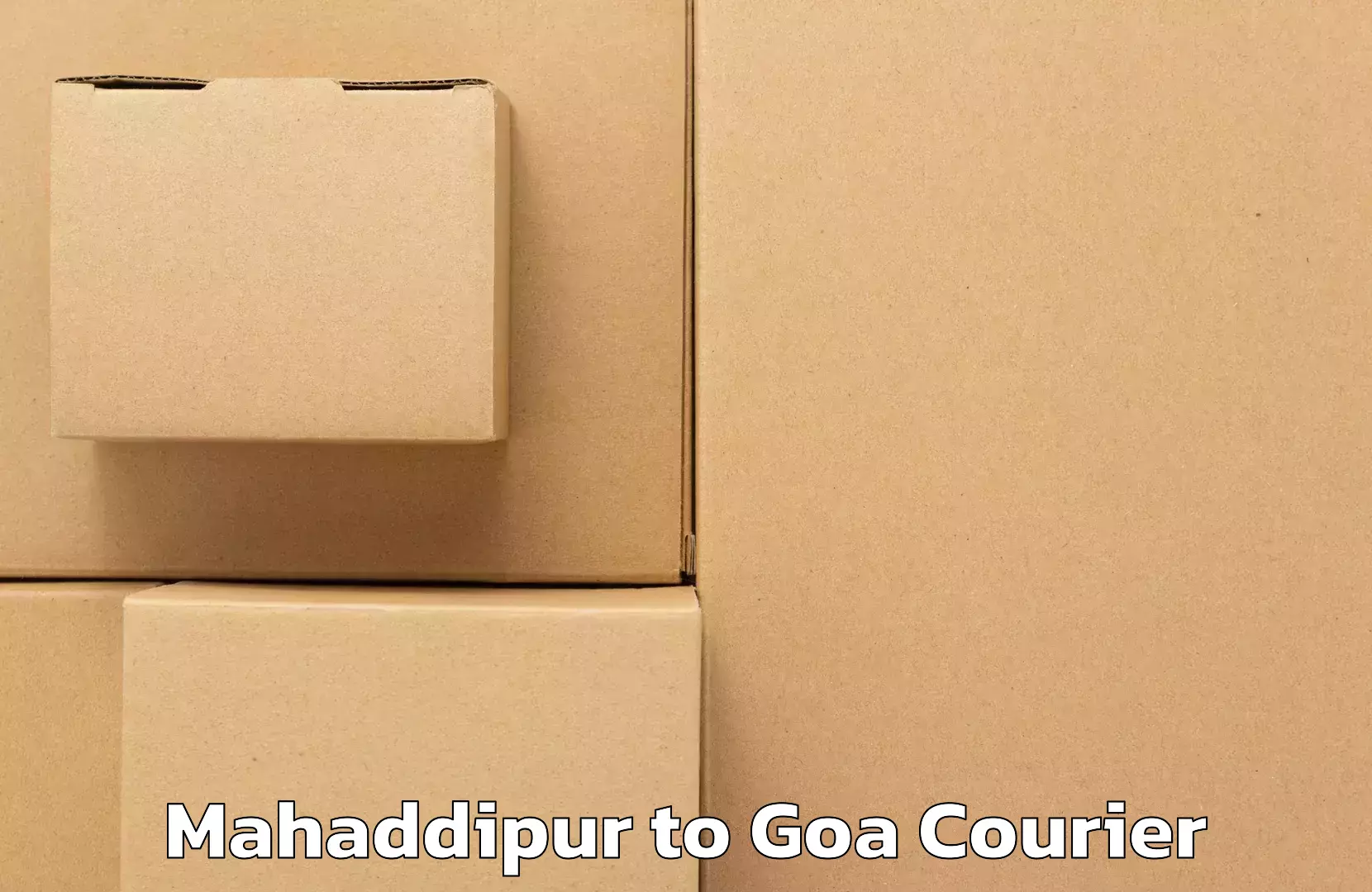 Local courier options Mahaddipur to Bicholim