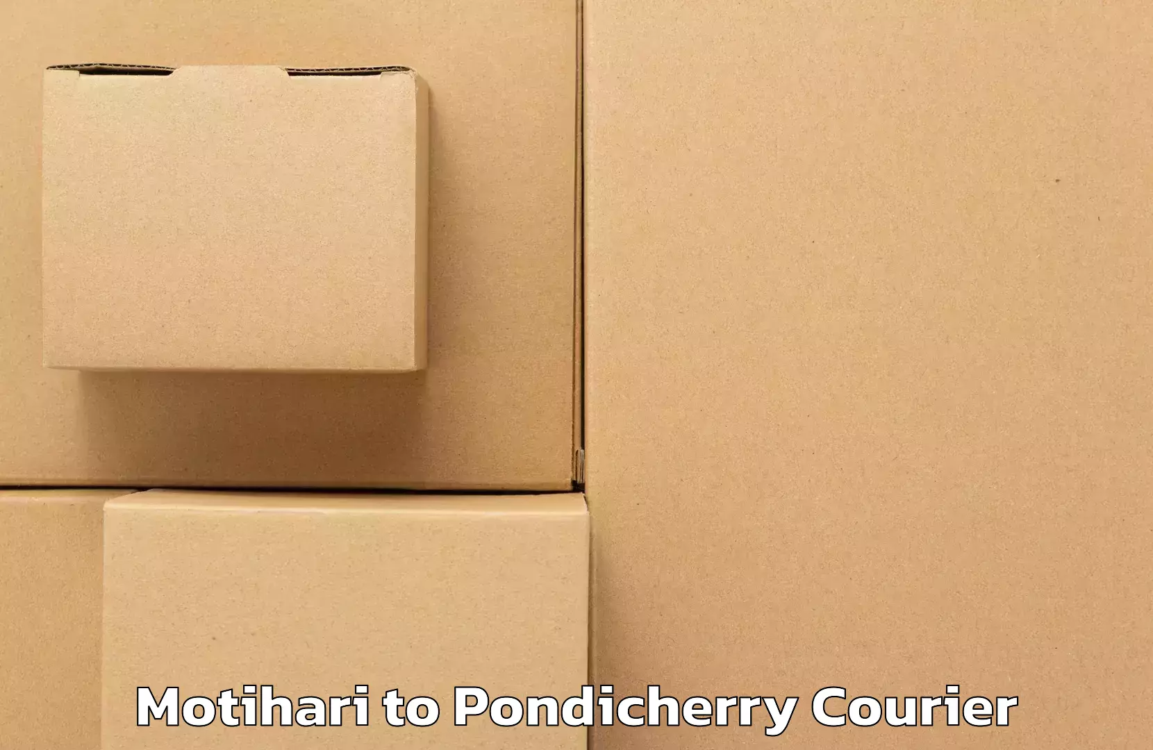 Automated parcel services Motihari to Pondicherry