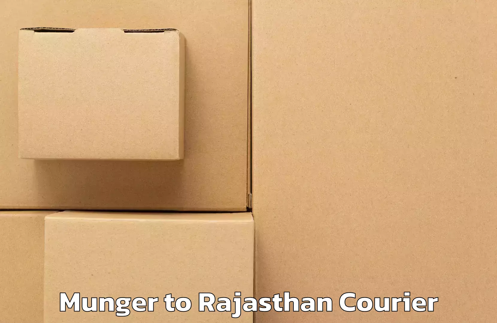 Expedited shipping solutions in Munger to Rajasthan