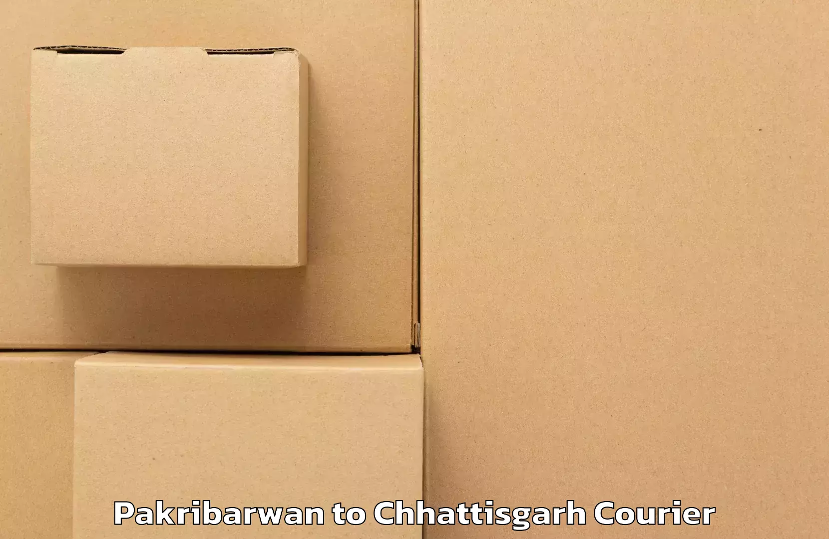 Secure packaging Pakribarwan to Chhattisgarh