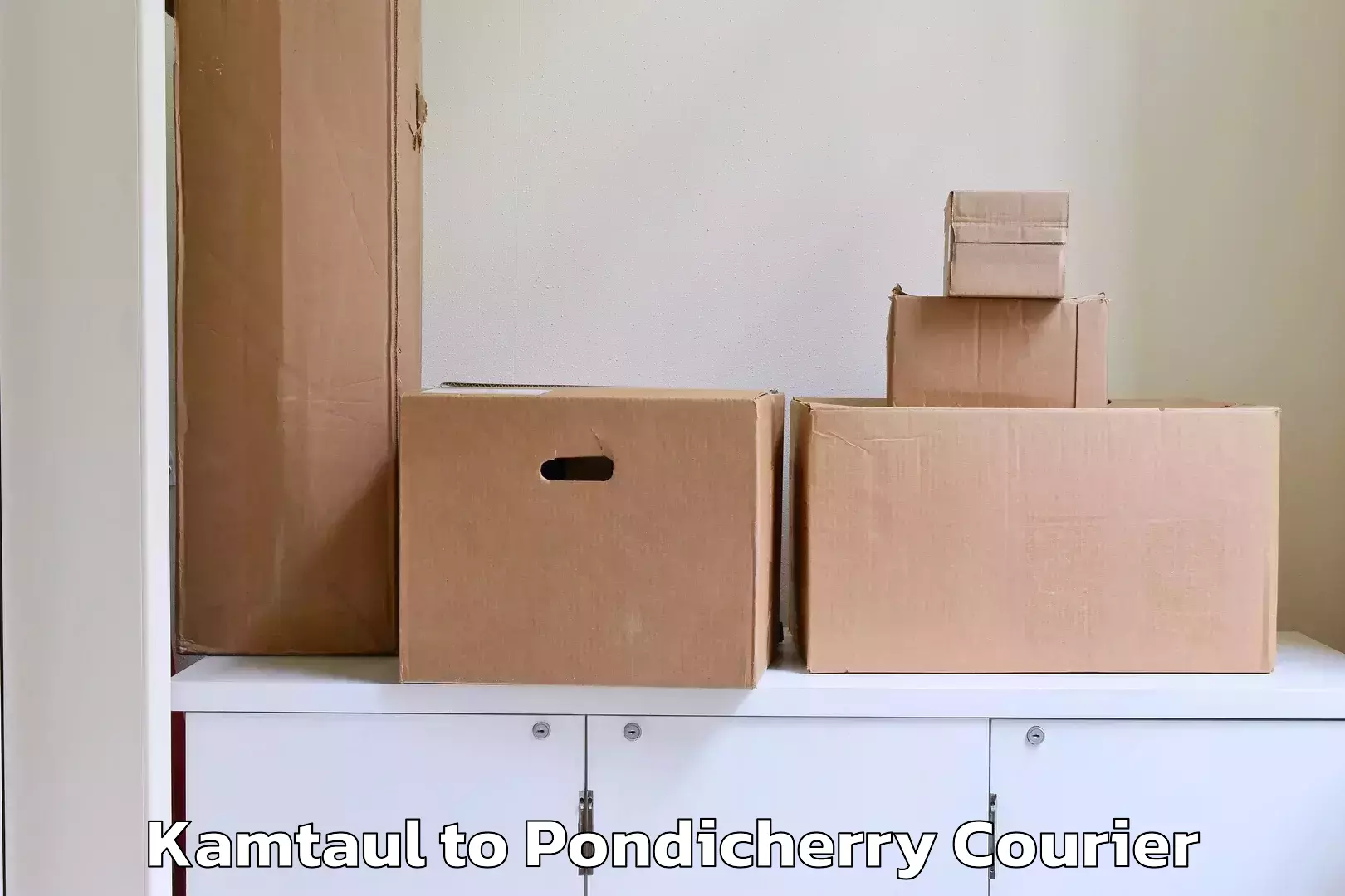 Online package tracking Kamtaul to Pondicherry University