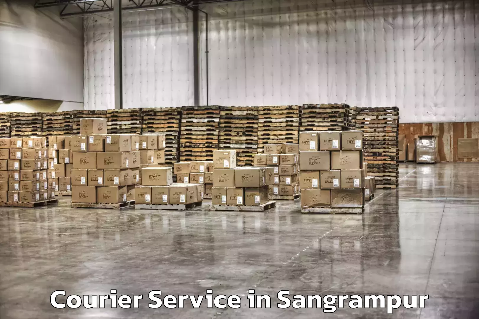 Emergency parcel delivery in Sangrampur