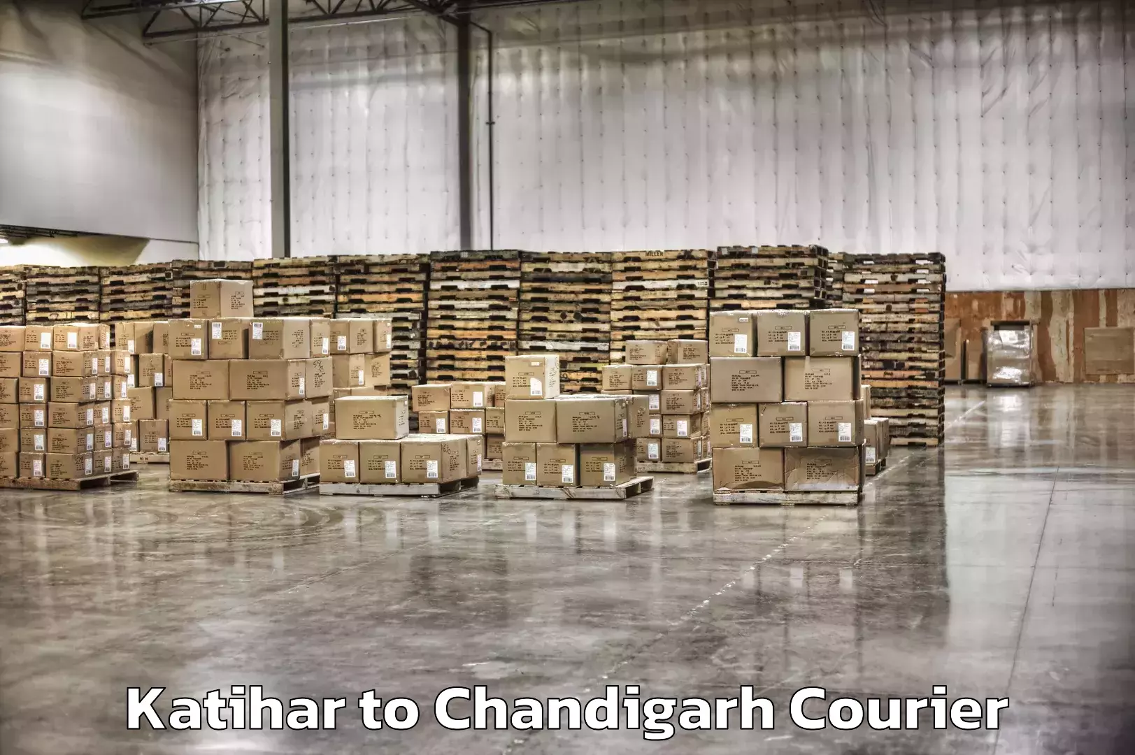 Dynamic parcel delivery in Katihar to Chandigarh