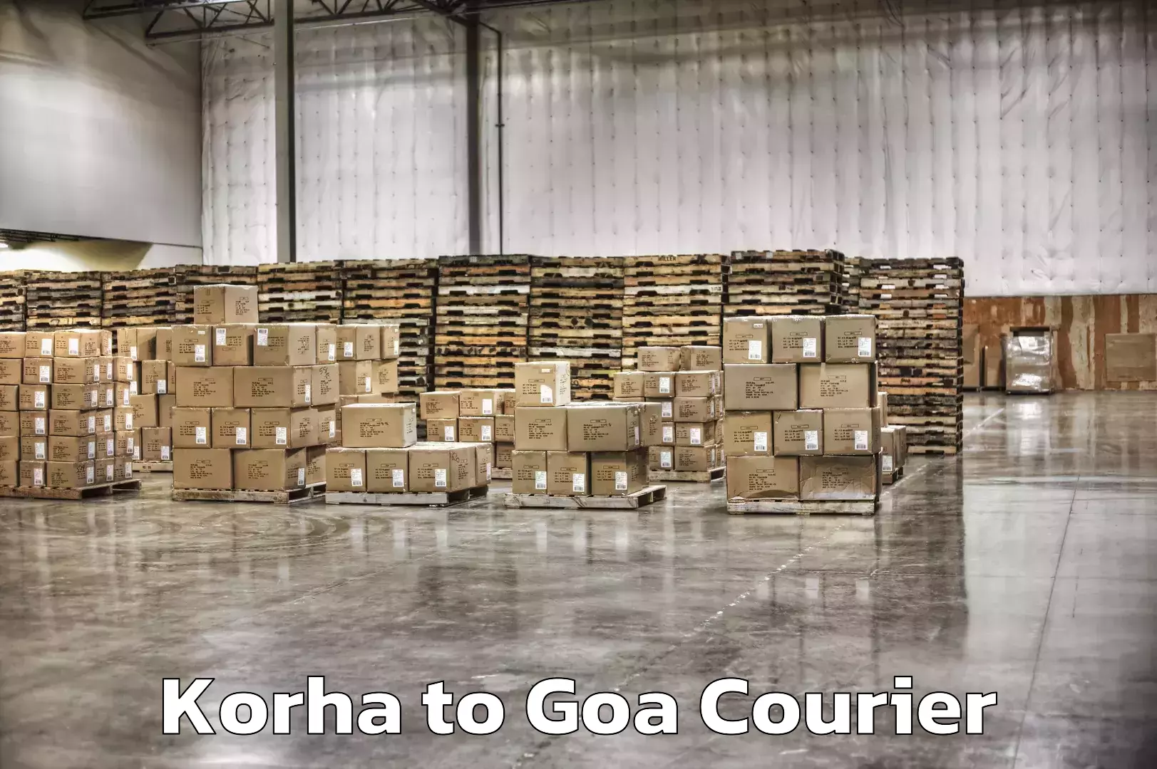 Courier tracking online Korha to Goa University