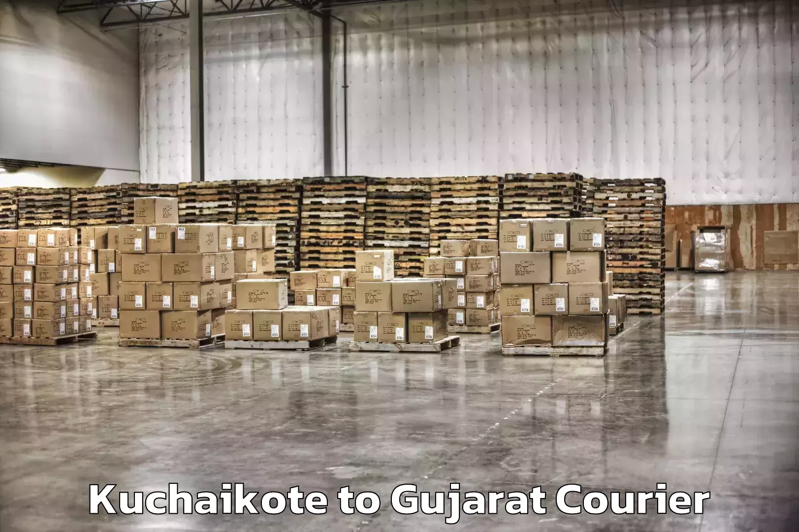 Courier service partnerships Kuchaikote to Kandla Port