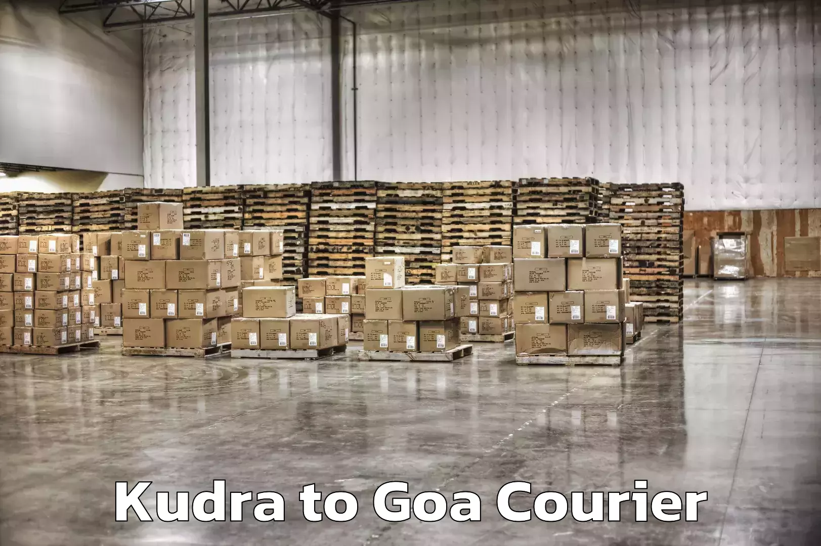 Affordable international shipping Kudra to Bicholim