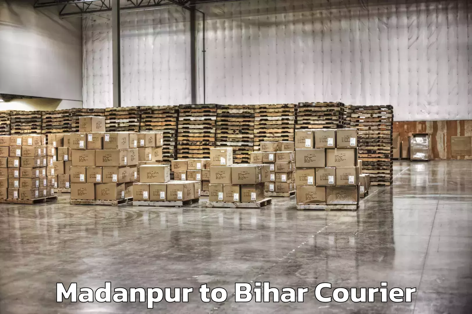 Long distance courier Madanpur to Daudnagar