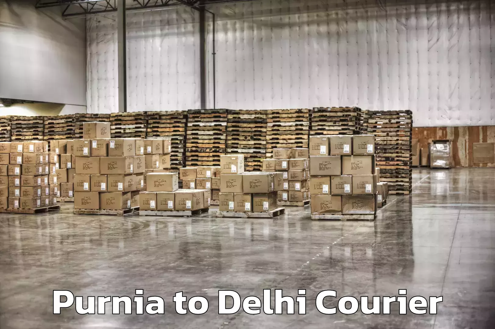 Sustainable delivery practices Purnia to Jamia Hamdard New Delhi