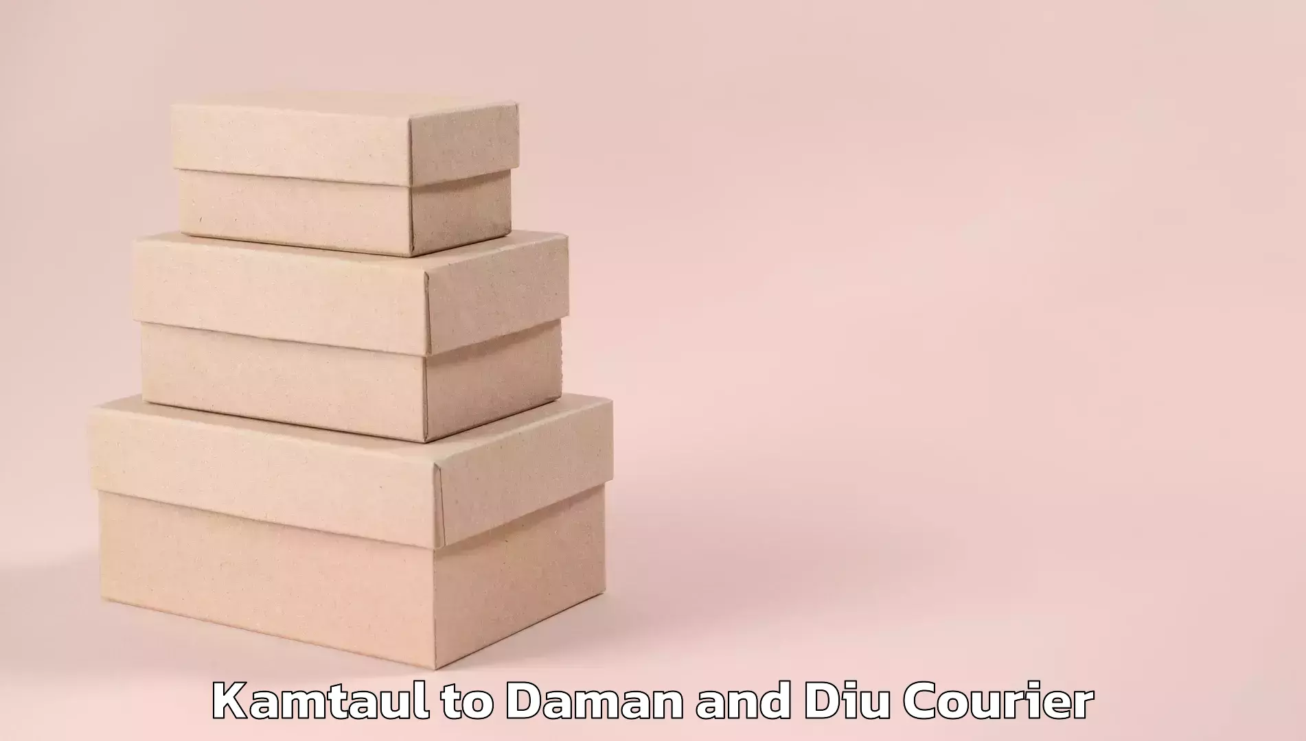 Bulk courier orders in Kamtaul to Daman