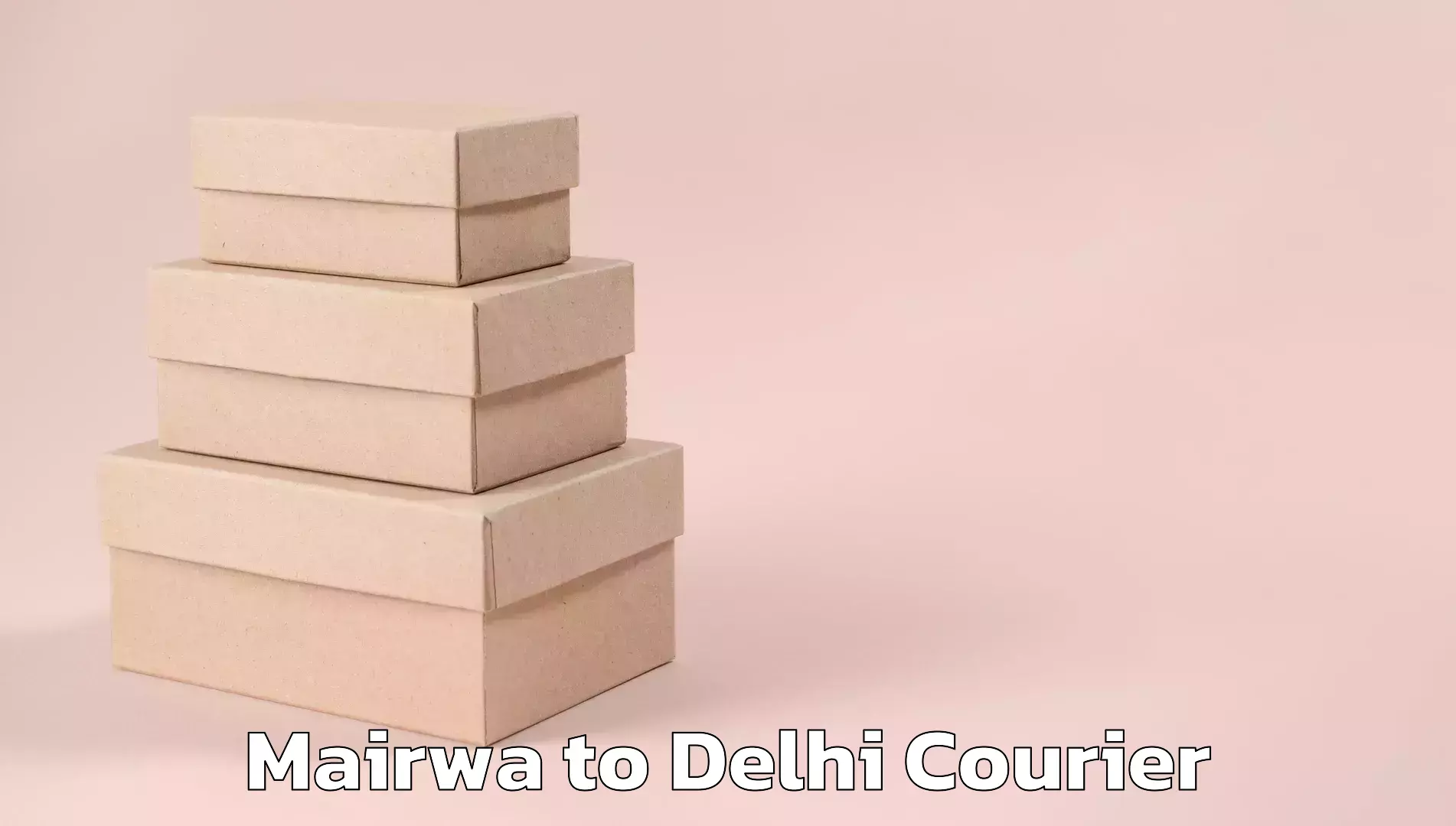 Streamlined shipping process Mairwa to Delhi Technological University DTU