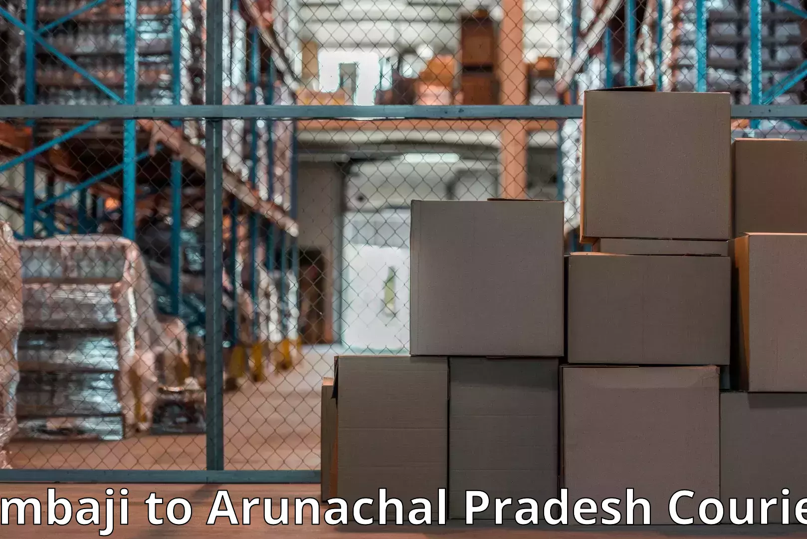 Household goods transport service in Ambaji to Arunachal Pradesh