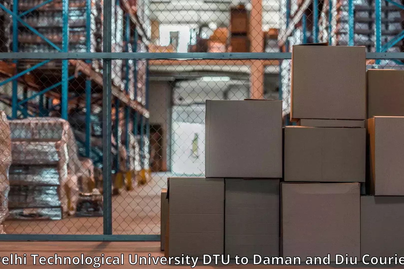 Furniture moving experts Delhi Technological University DTU to Diu