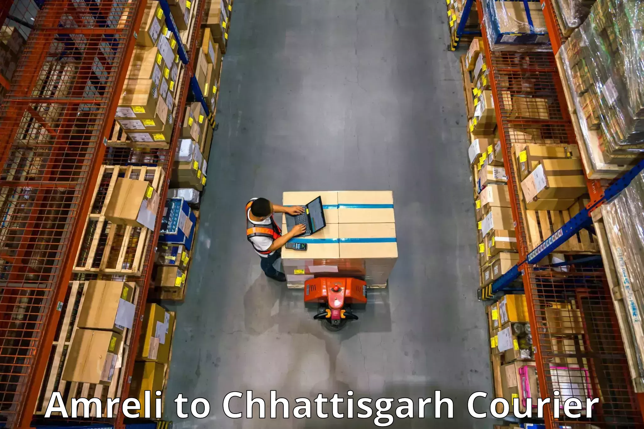 Furniture delivery service Amreli to Chhattisgarh