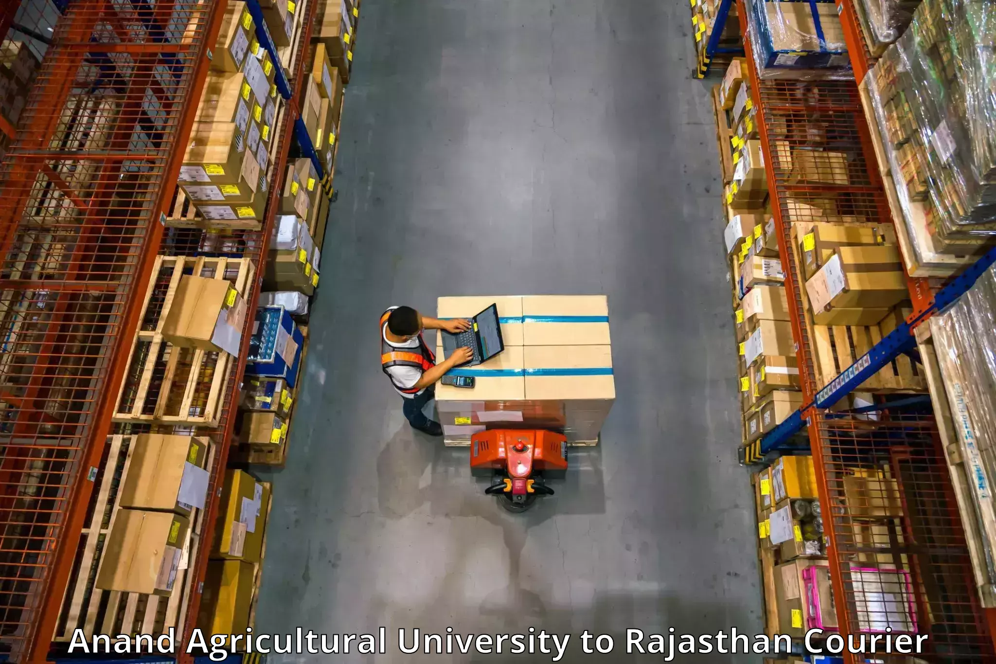 Skilled furniture transporters Anand Agricultural University to Jaipur