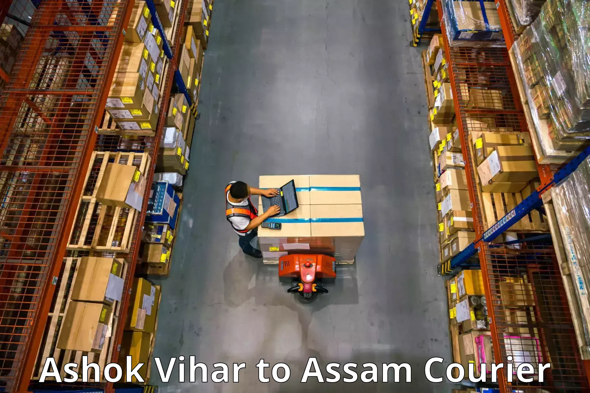 Professional home relocation Ashok Vihar to Assam