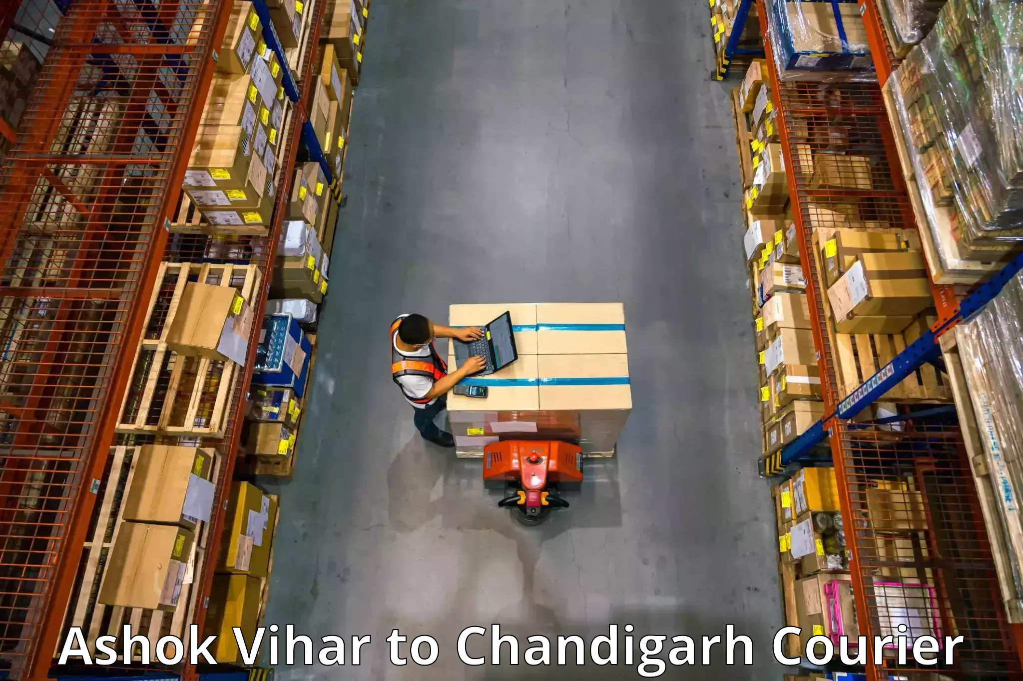 Efficient furniture transport Ashok Vihar to Chandigarh