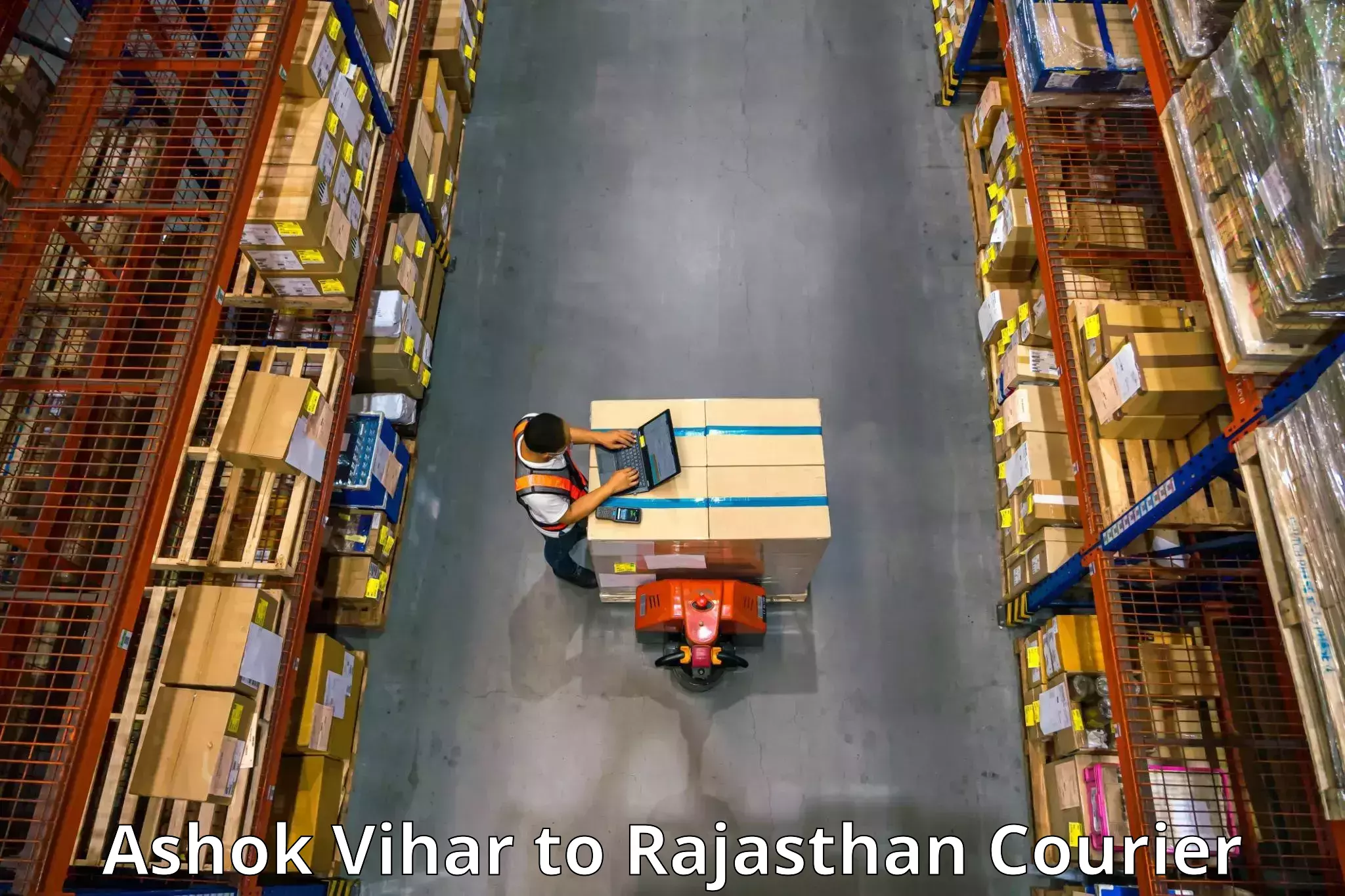 Household goods transporters Ashok Vihar to Kota