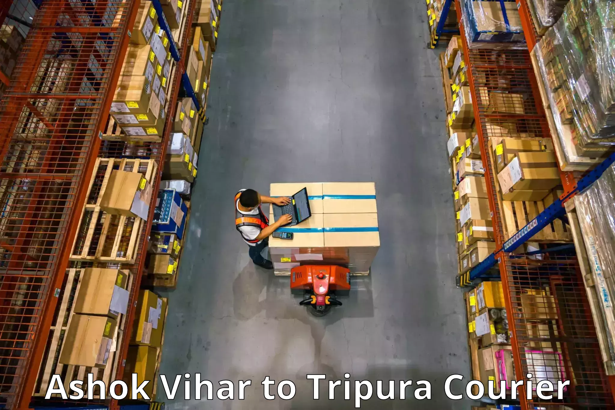 Quick moving services Ashok Vihar to Tripura