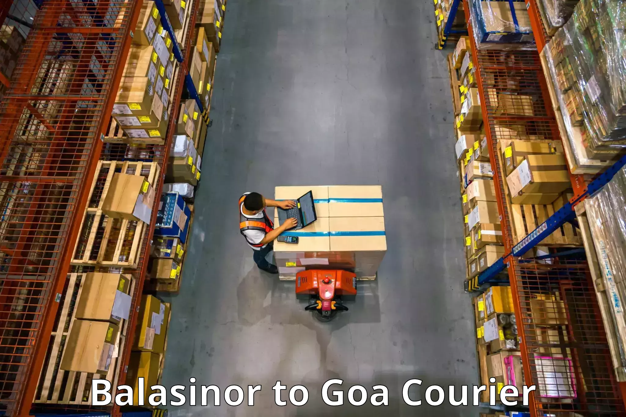 Household goods movers and packers Balasinor to Vasco da Gama