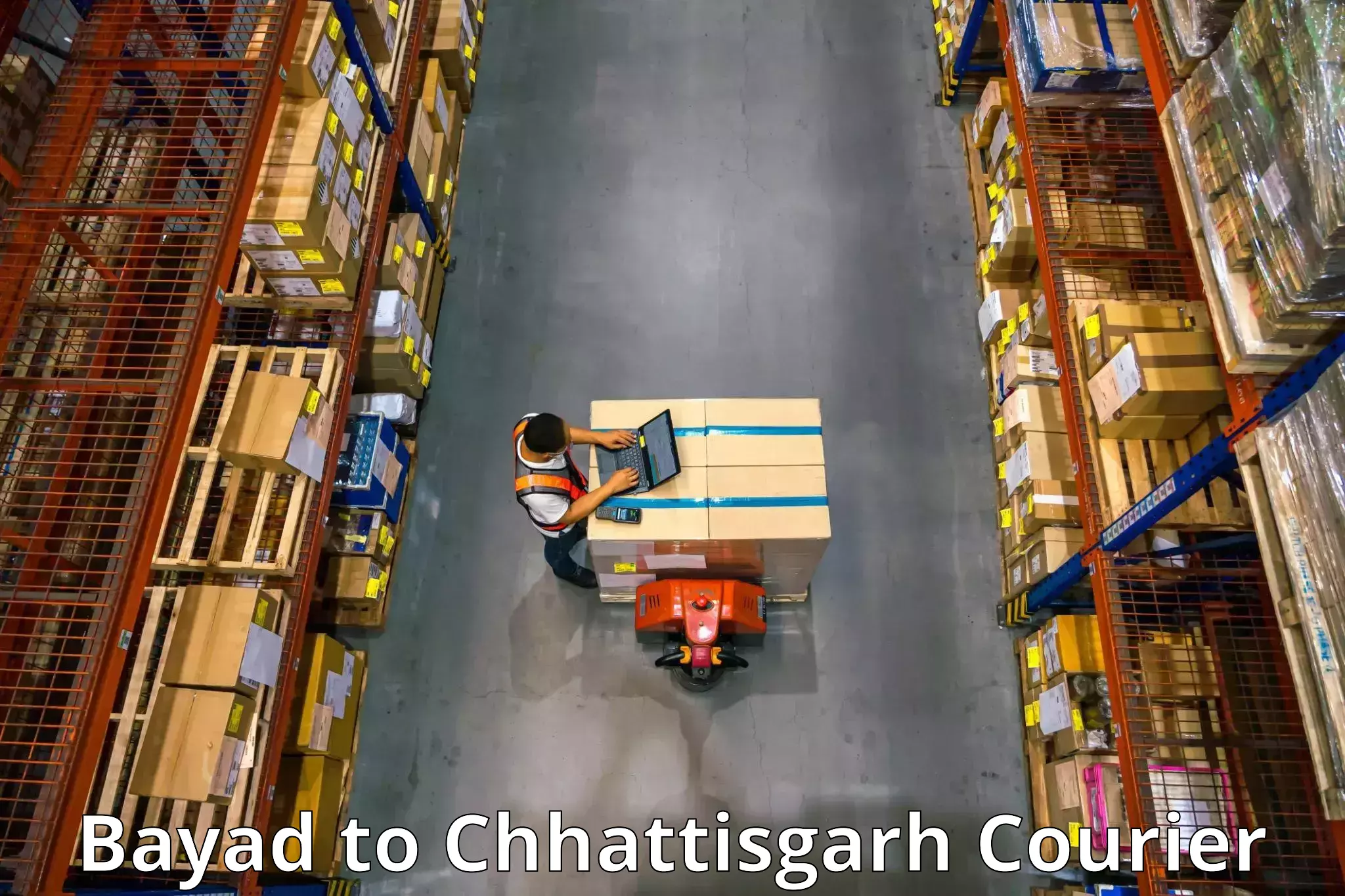 Professional home goods shifting Bayad to Chhattisgarh
