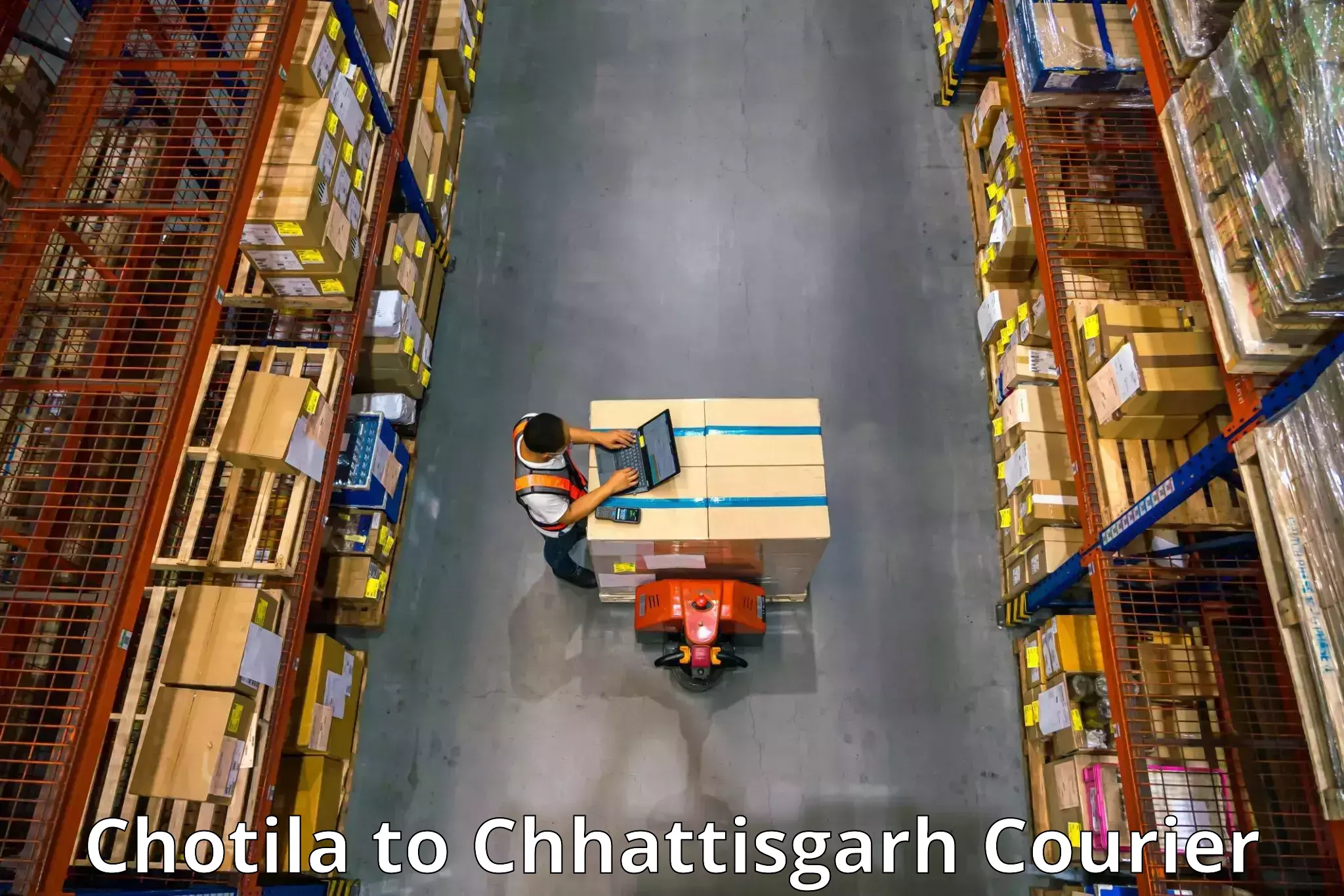 Reliable relocation services Chotila to Chhattisgarh