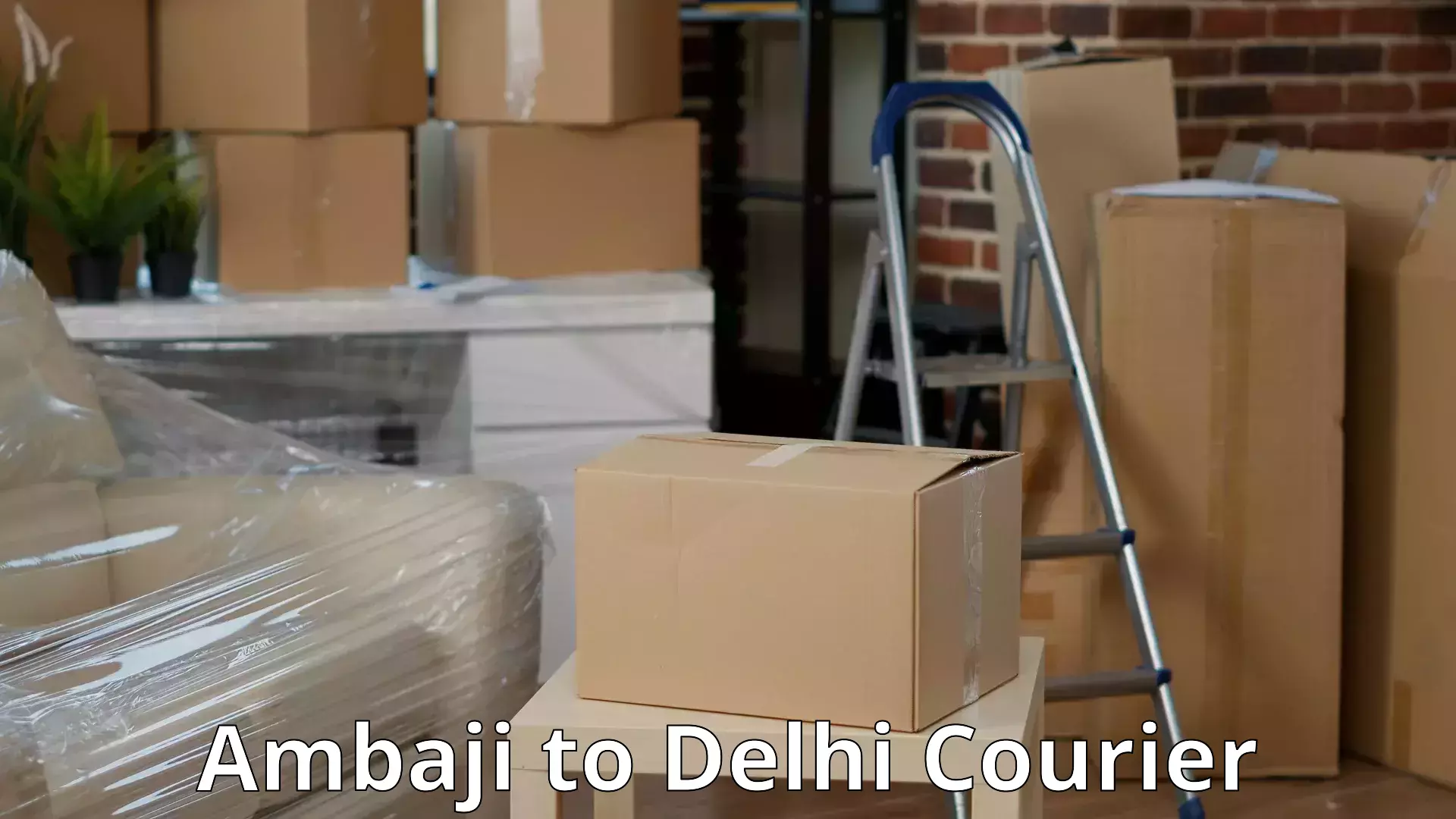 Household goods movers and packers Ambaji to Krishna Nagar