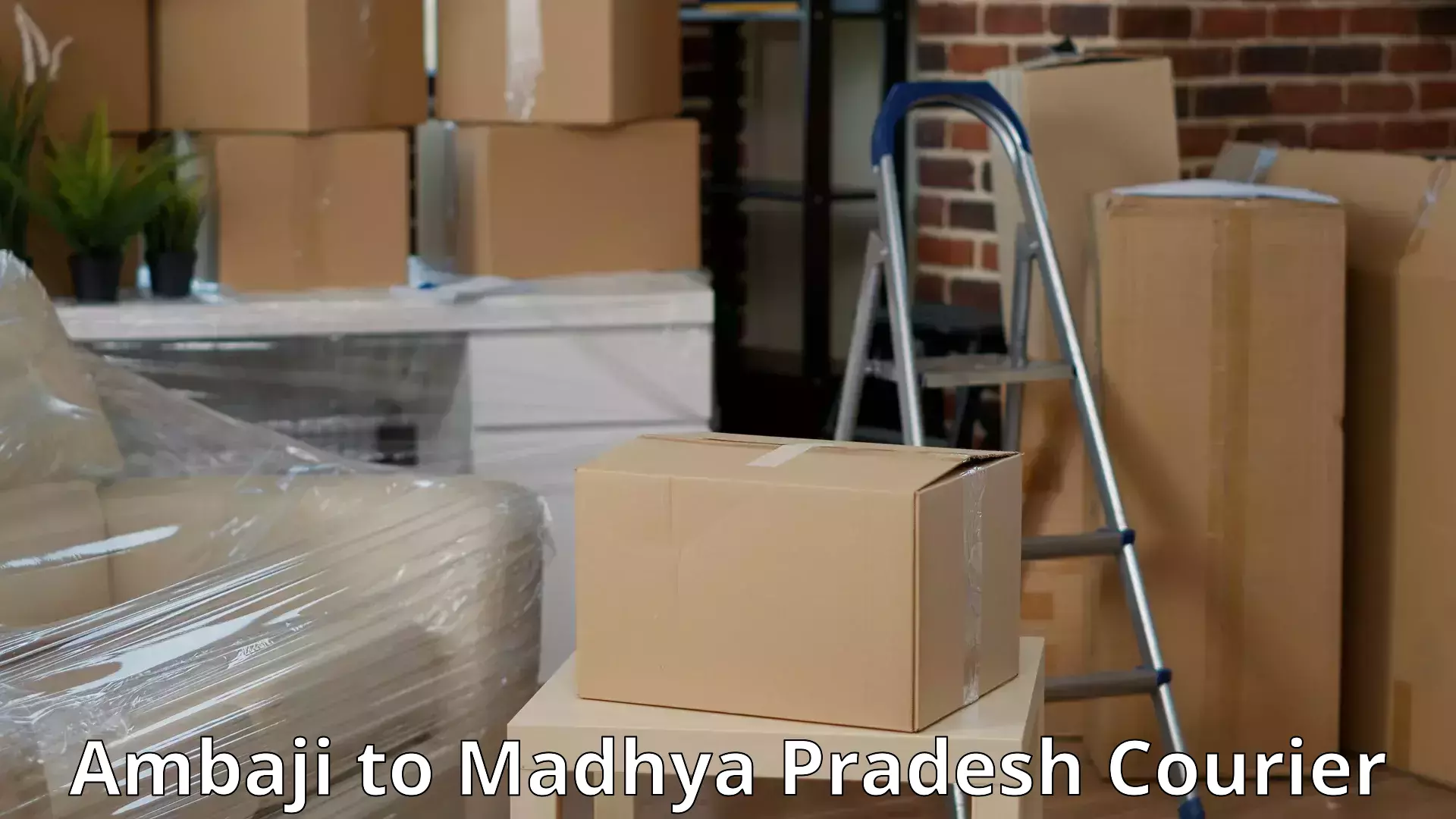 Quick household moving in Ambaji to Madhya Pradesh