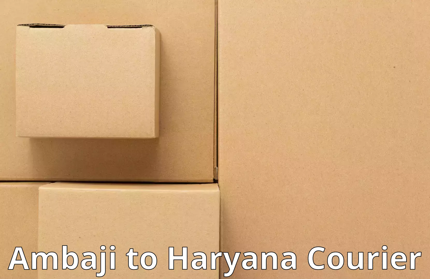 Household moving and storage Ambaji to Kurukshetra University
