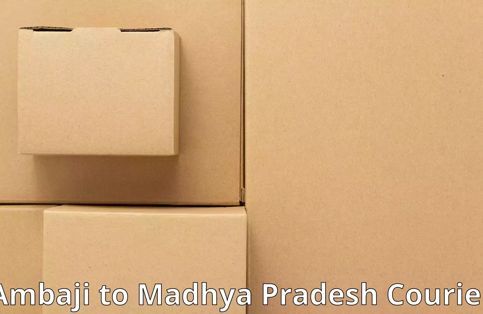 Household goods movers and packers Ambaji to Madhya Pradesh