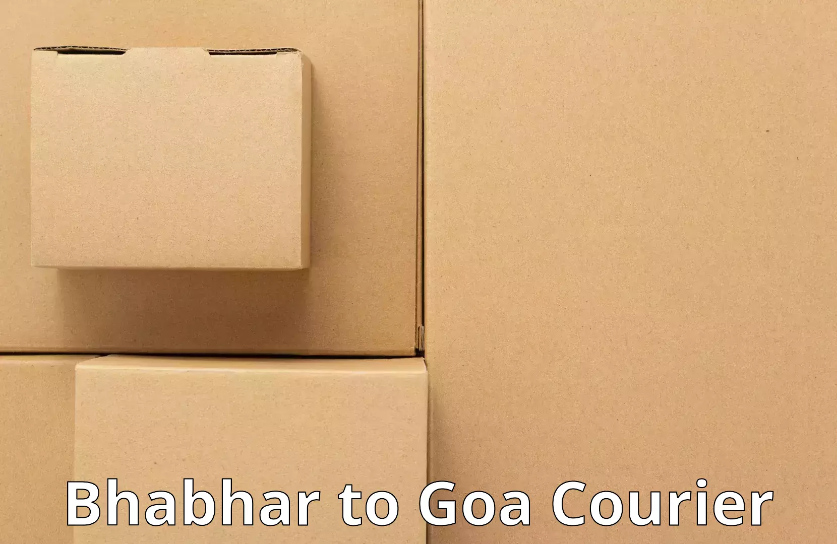 Safe home goods transport Bhabhar to Goa
