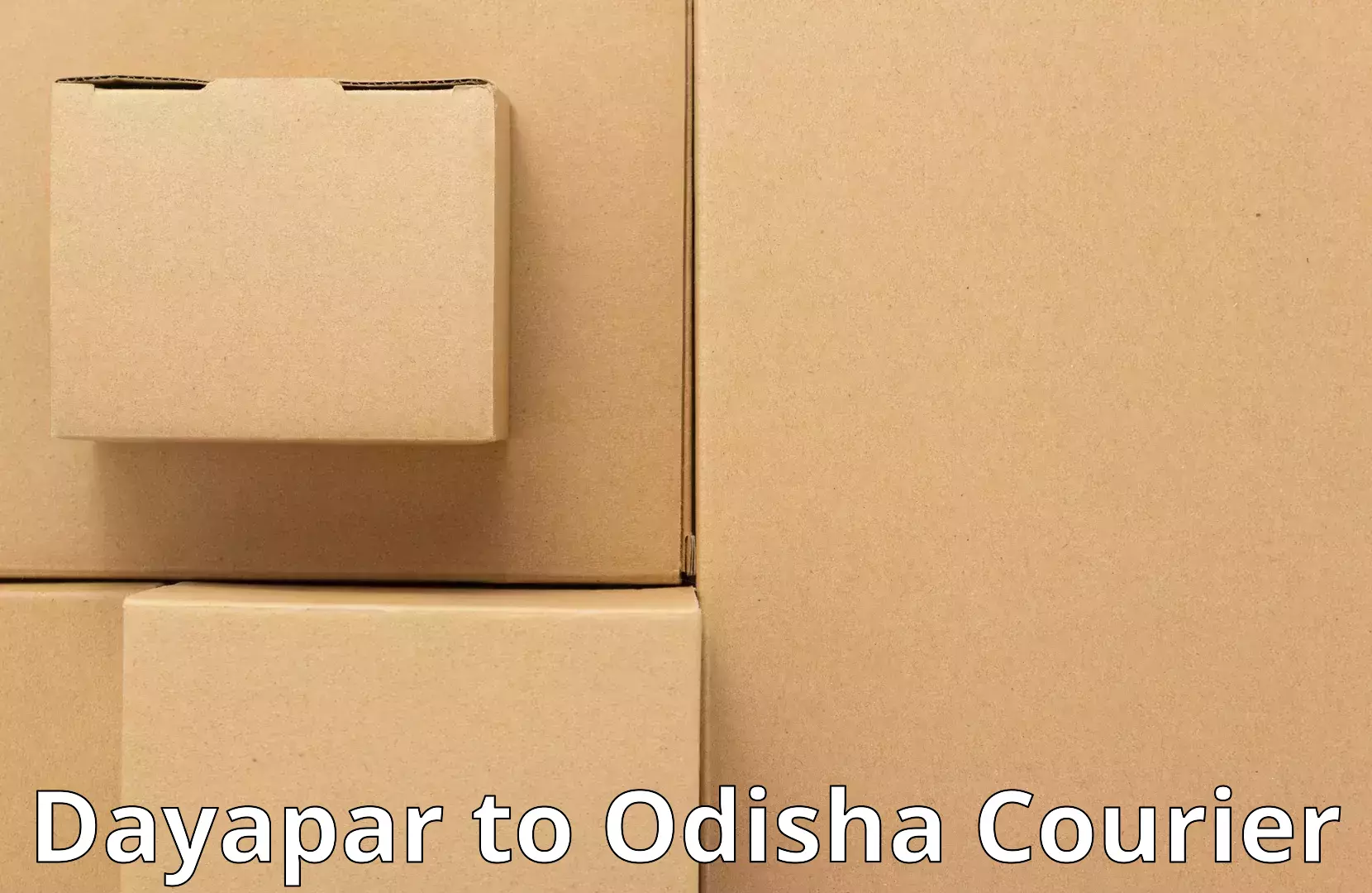 Packing and moving services Dayapar to Odisha