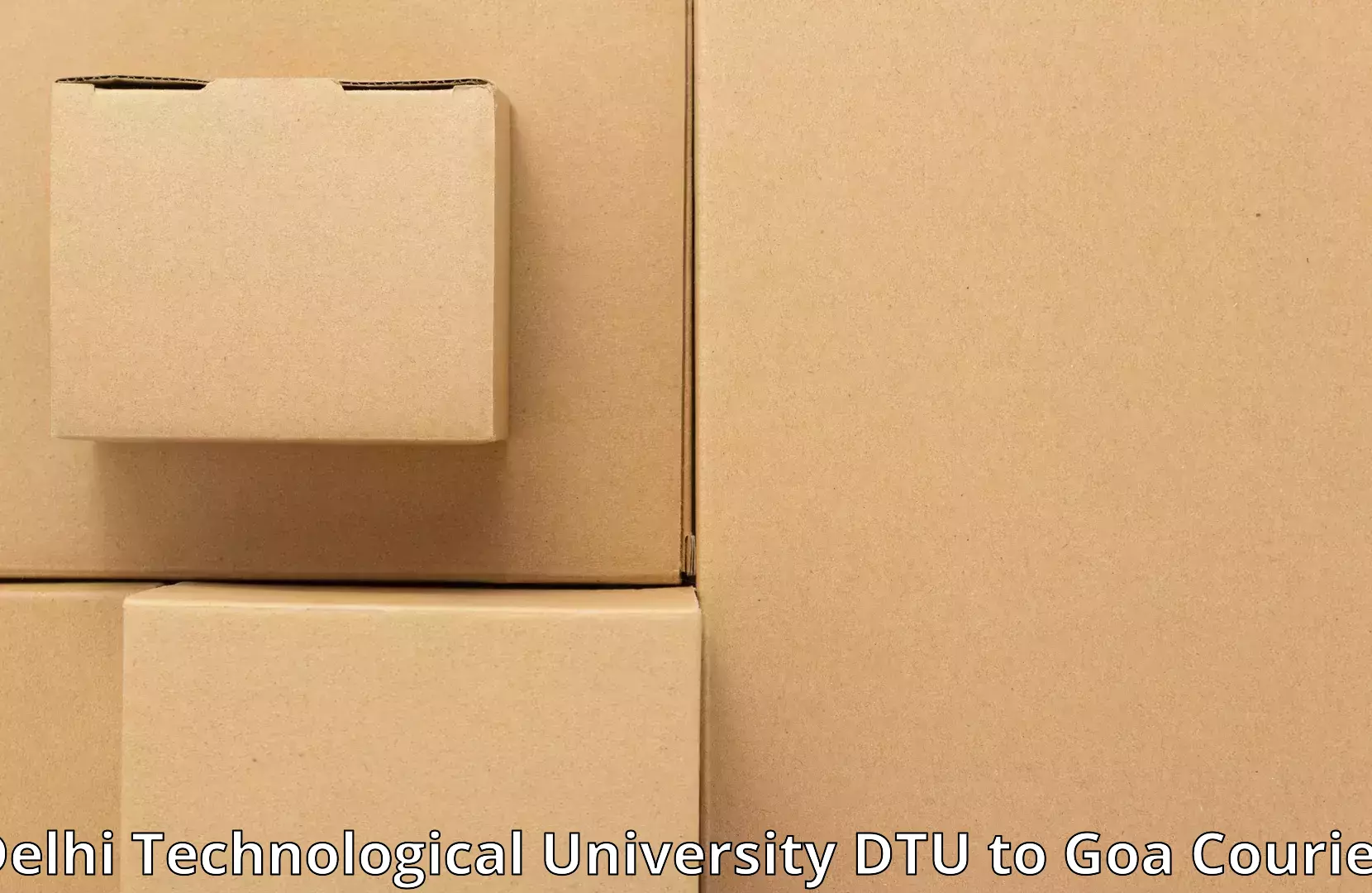 Furniture delivery service Delhi Technological University DTU to Sanvordem