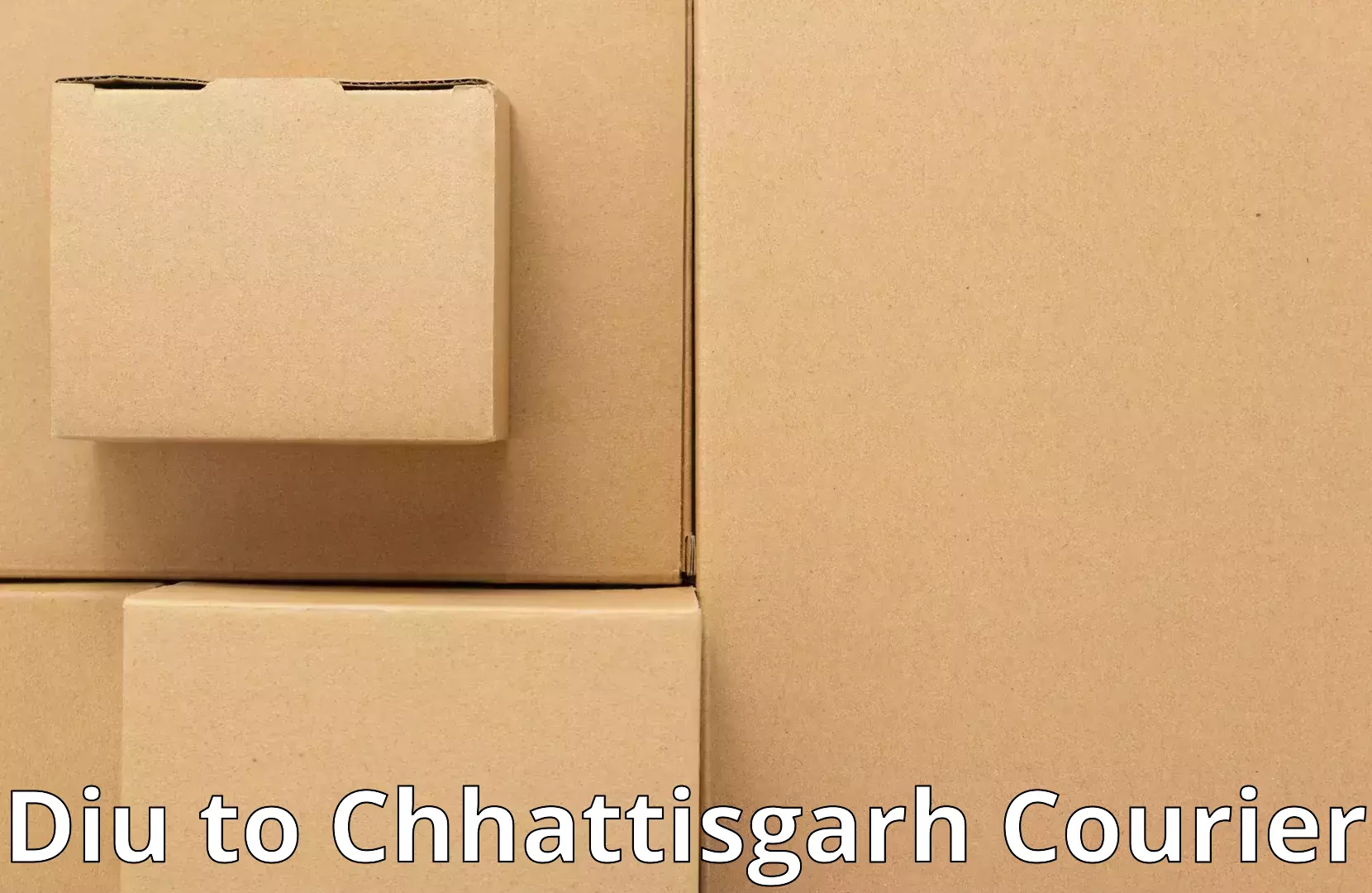 Advanced household movers Diu to Chhattisgarh