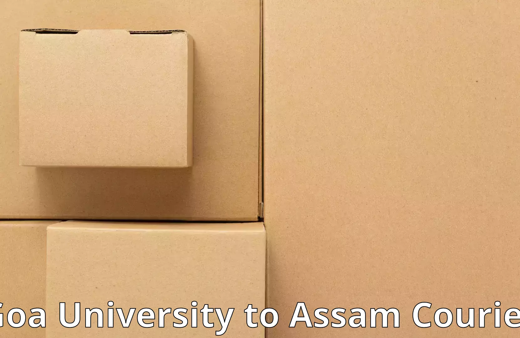 Full-service household moving Goa University to Jorhat