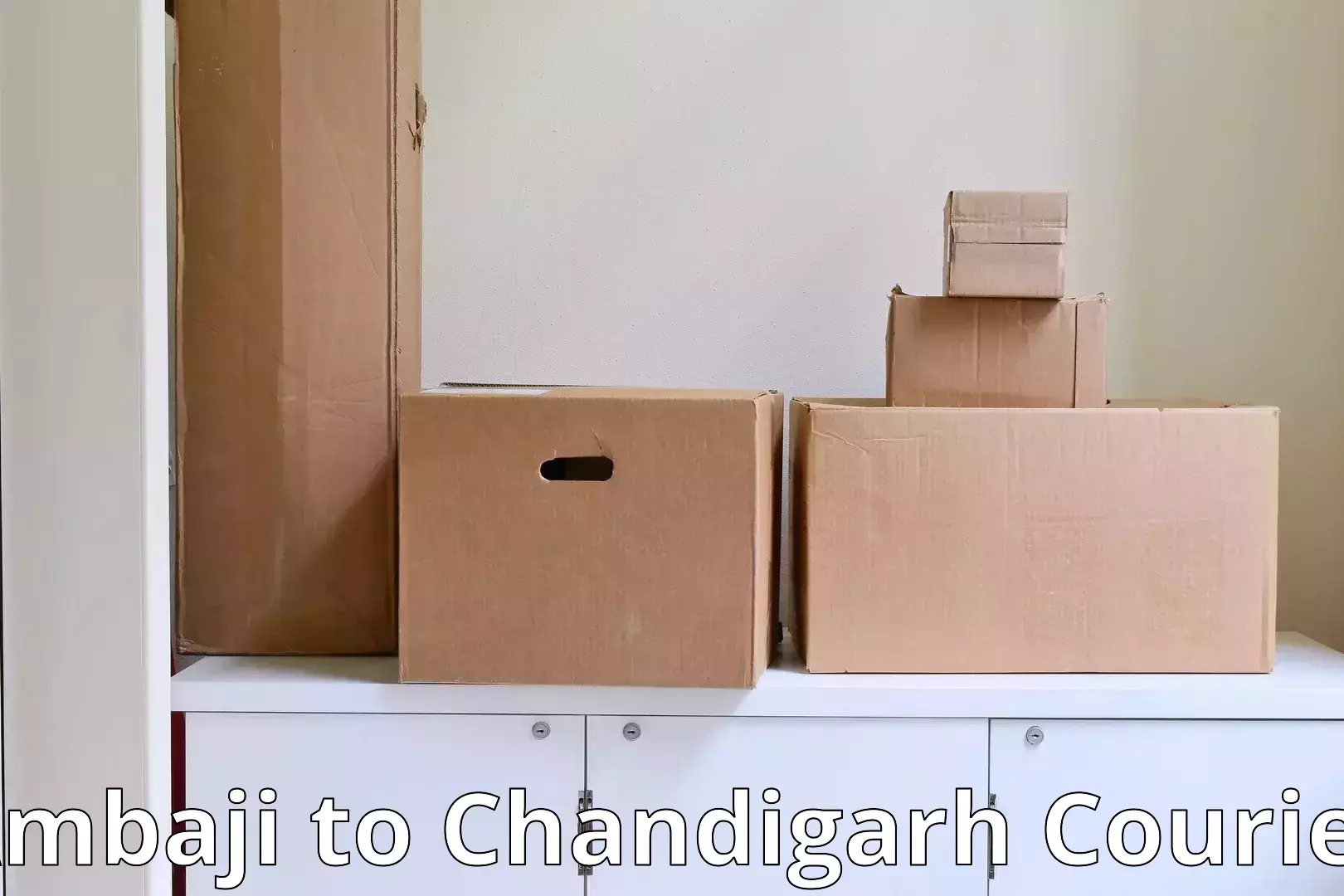 Furniture movers and packers Ambaji to Panjab University Chandigarh