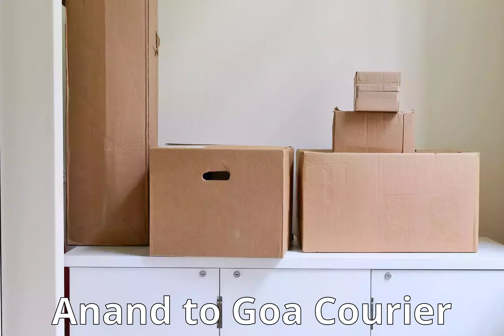 Furniture transport service Anand to Goa University