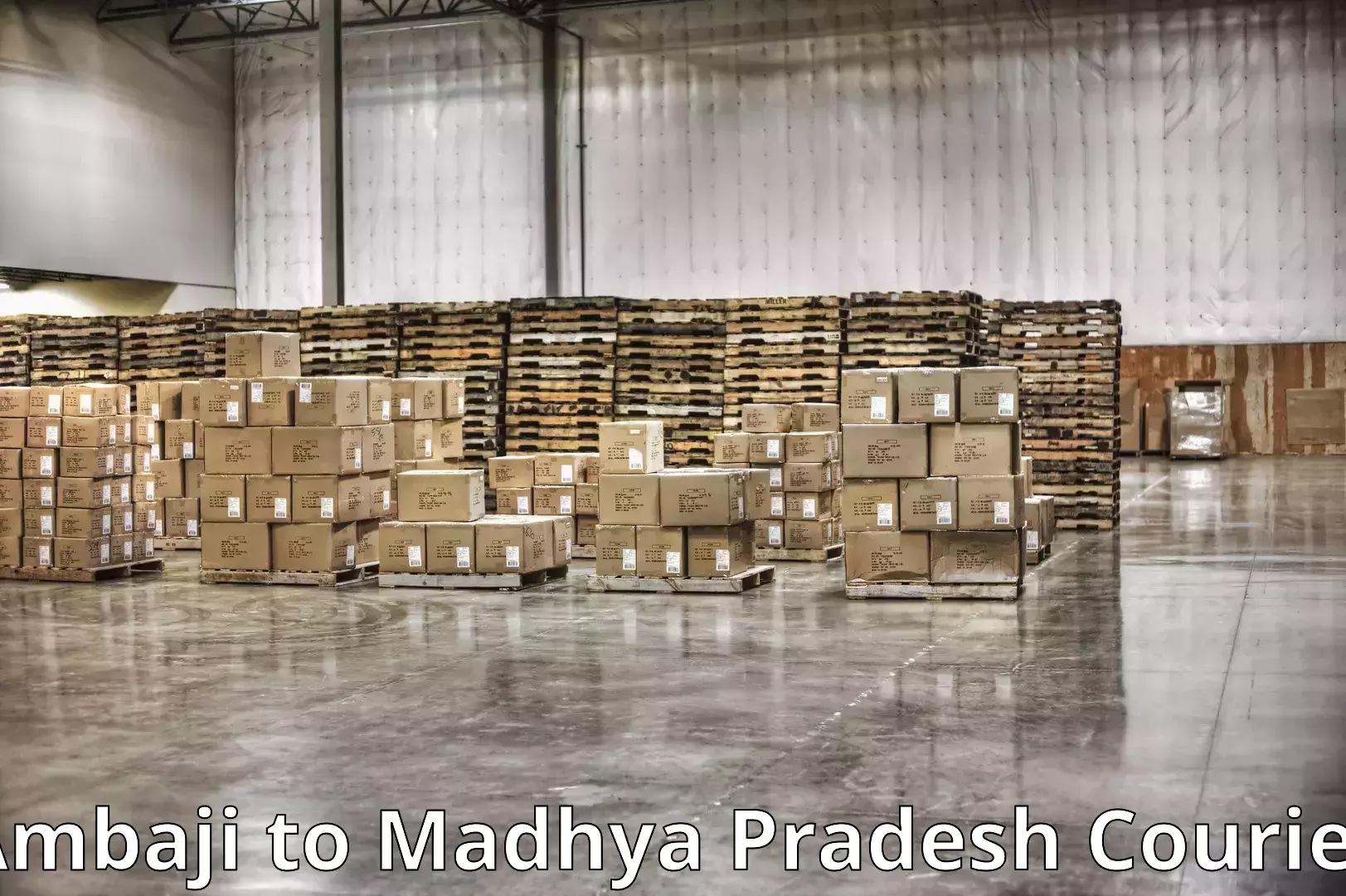 Expert goods movers Ambaji to Madhya Pradesh