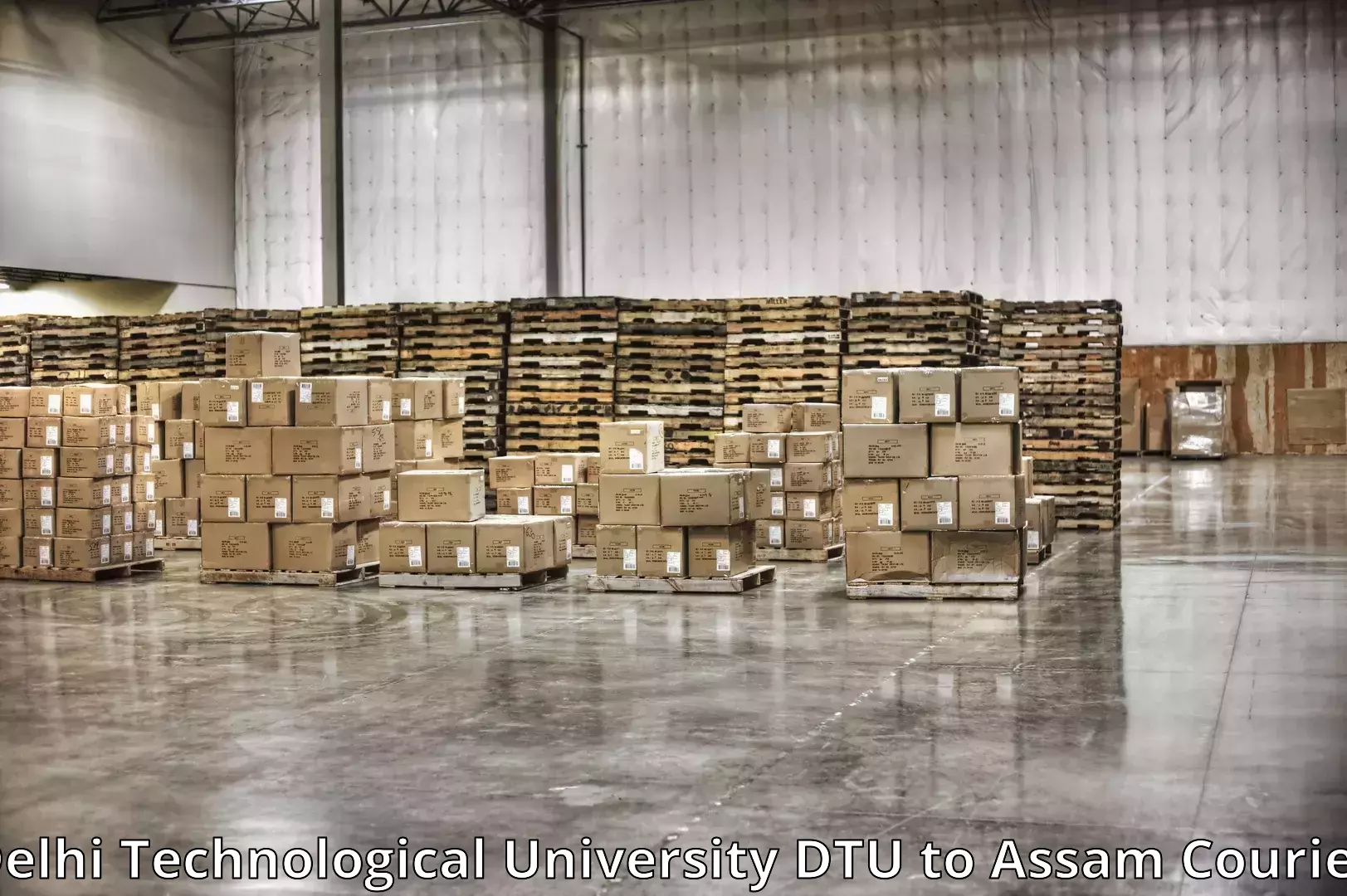 Furniture moving plans Delhi Technological University DTU to Assam