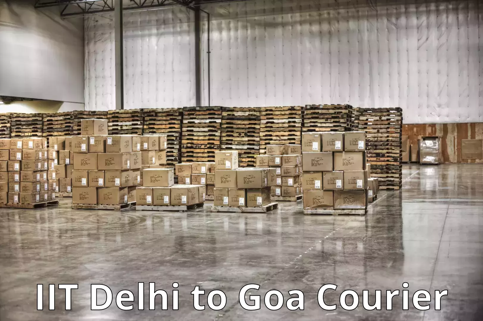 Local furniture movers IIT Delhi to Panaji