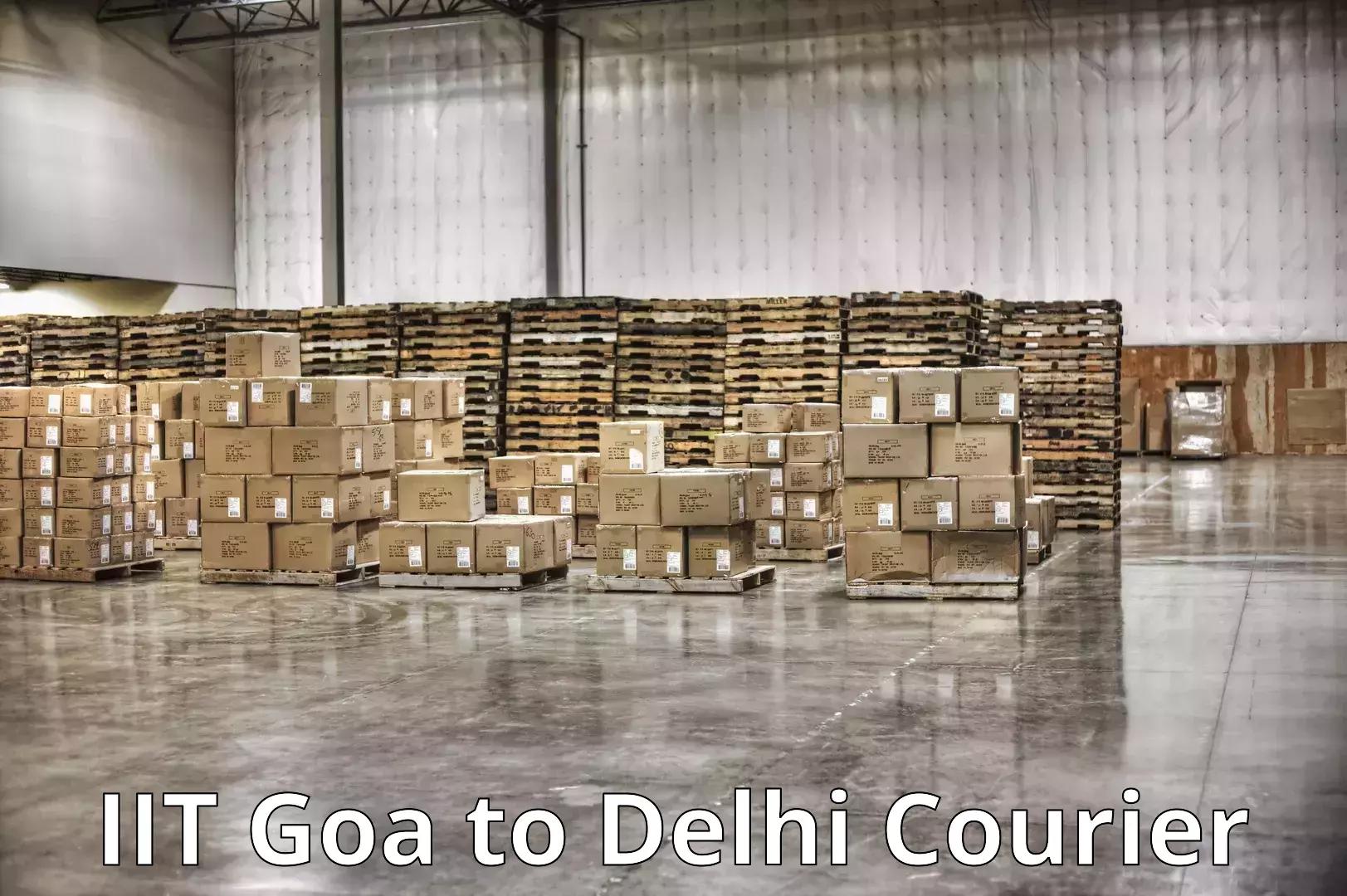 Trusted moving company IIT Goa to Delhi