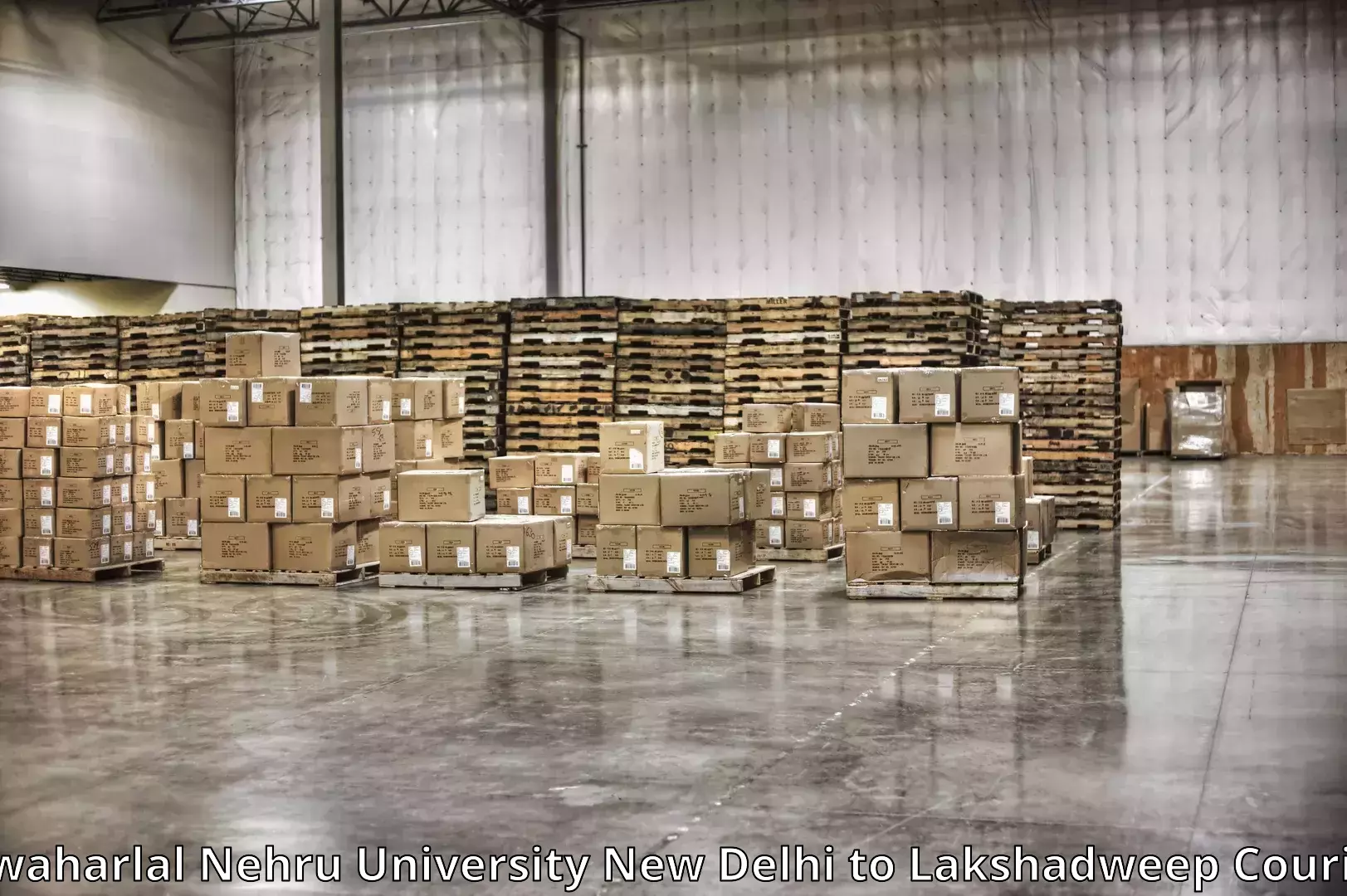 Household goods delivery Jawaharlal Nehru University New Delhi to Lakshadweep