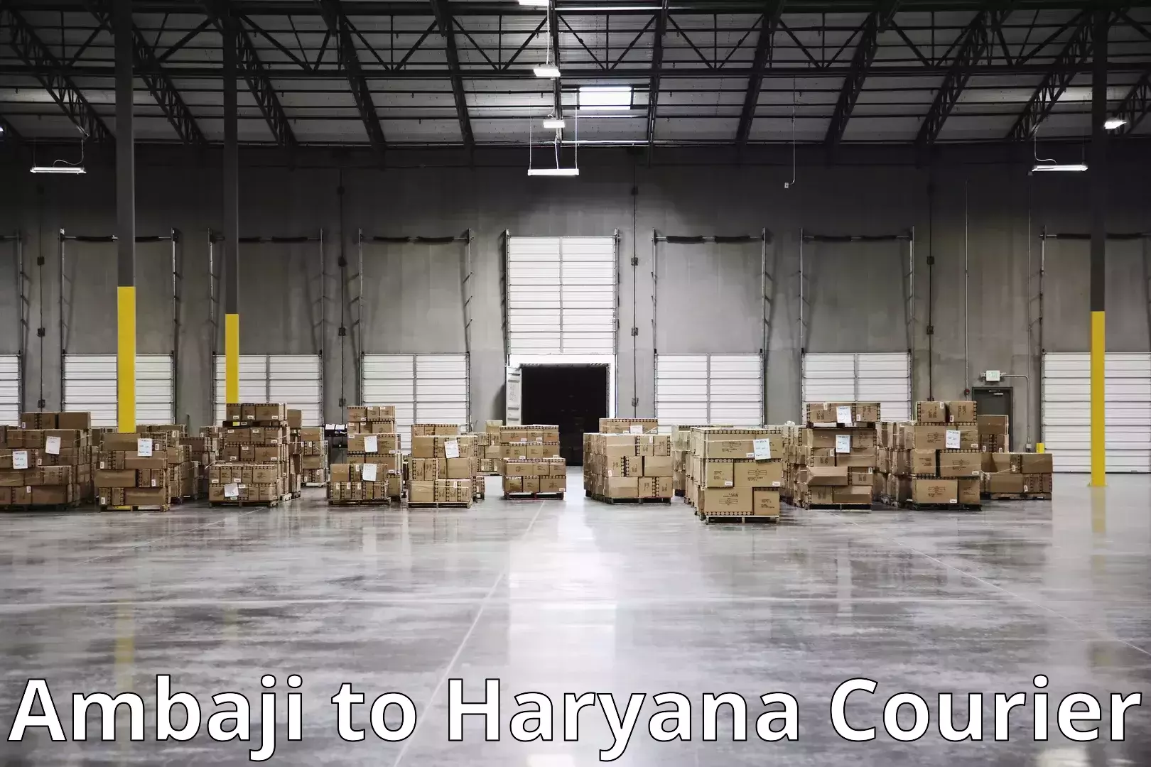 Reliable moving assistance Ambaji to Haryana