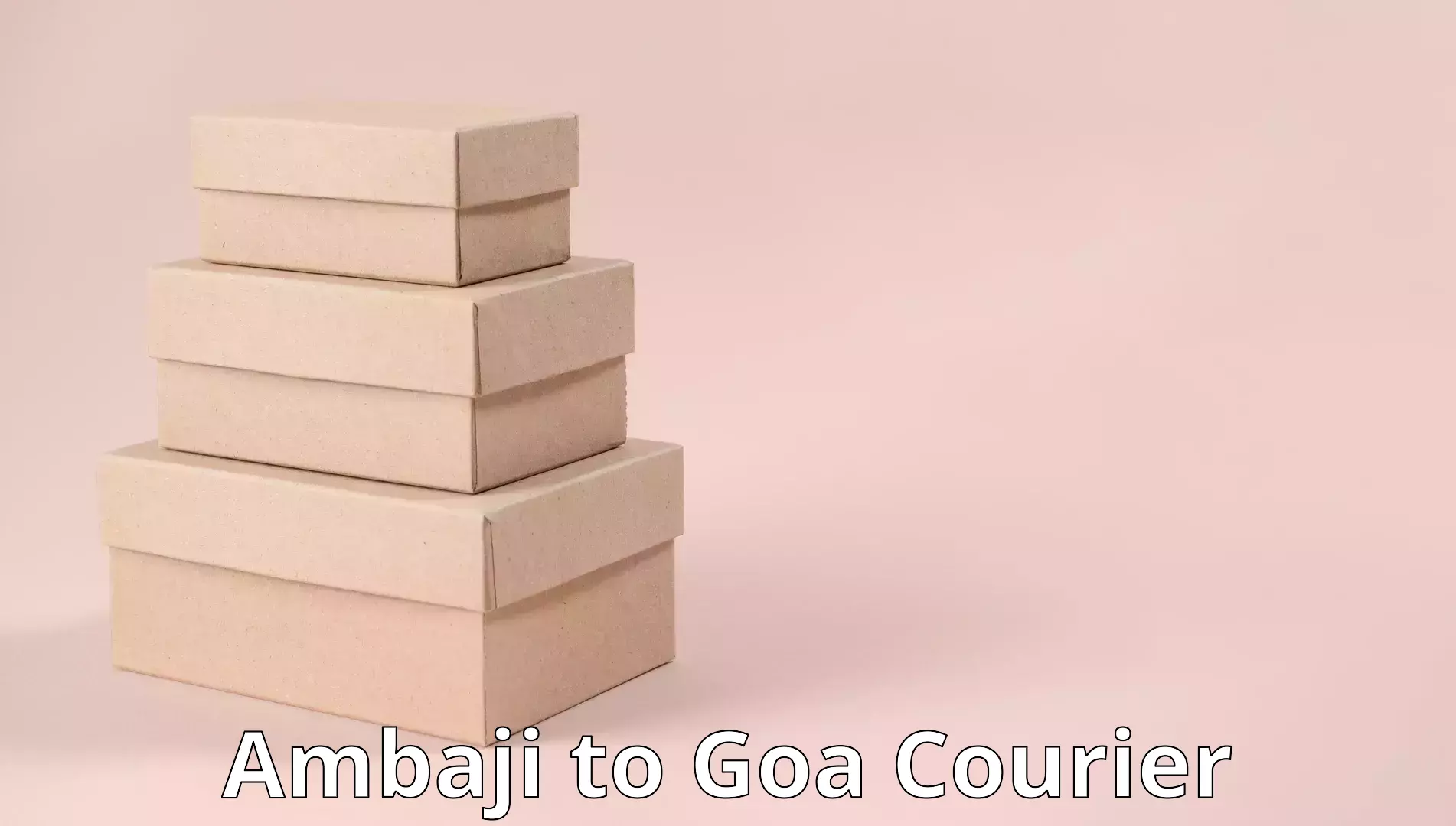 Door-to-door relocation services in Ambaji to Goa