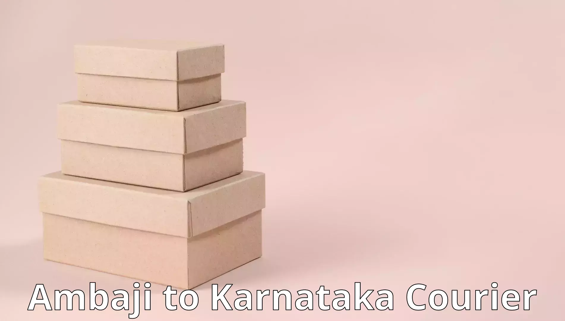 Furniture moving services Ambaji to Karnataka