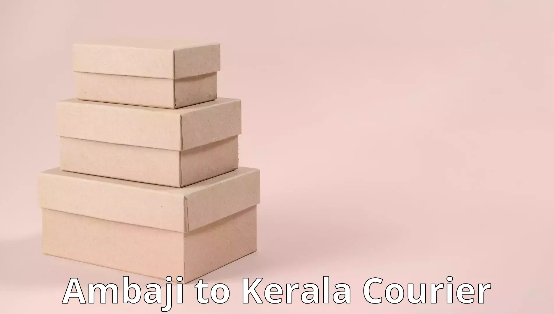 Professional packing services in Ambaji to Kerala